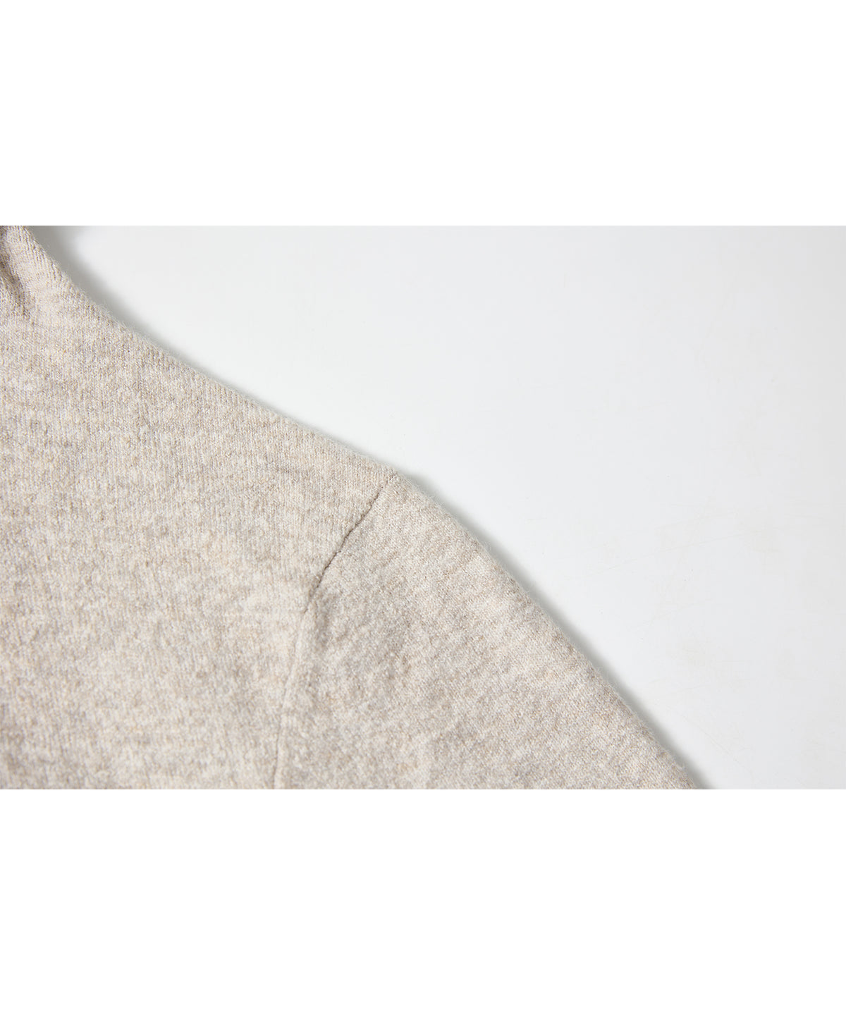 「11月下旬出荷予定」Draped Neck Button Hem Knit Sweater