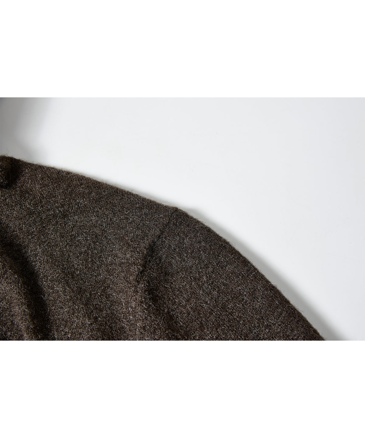 「11月下旬出荷予定」Draped Neck Button Hem Knit Sweater