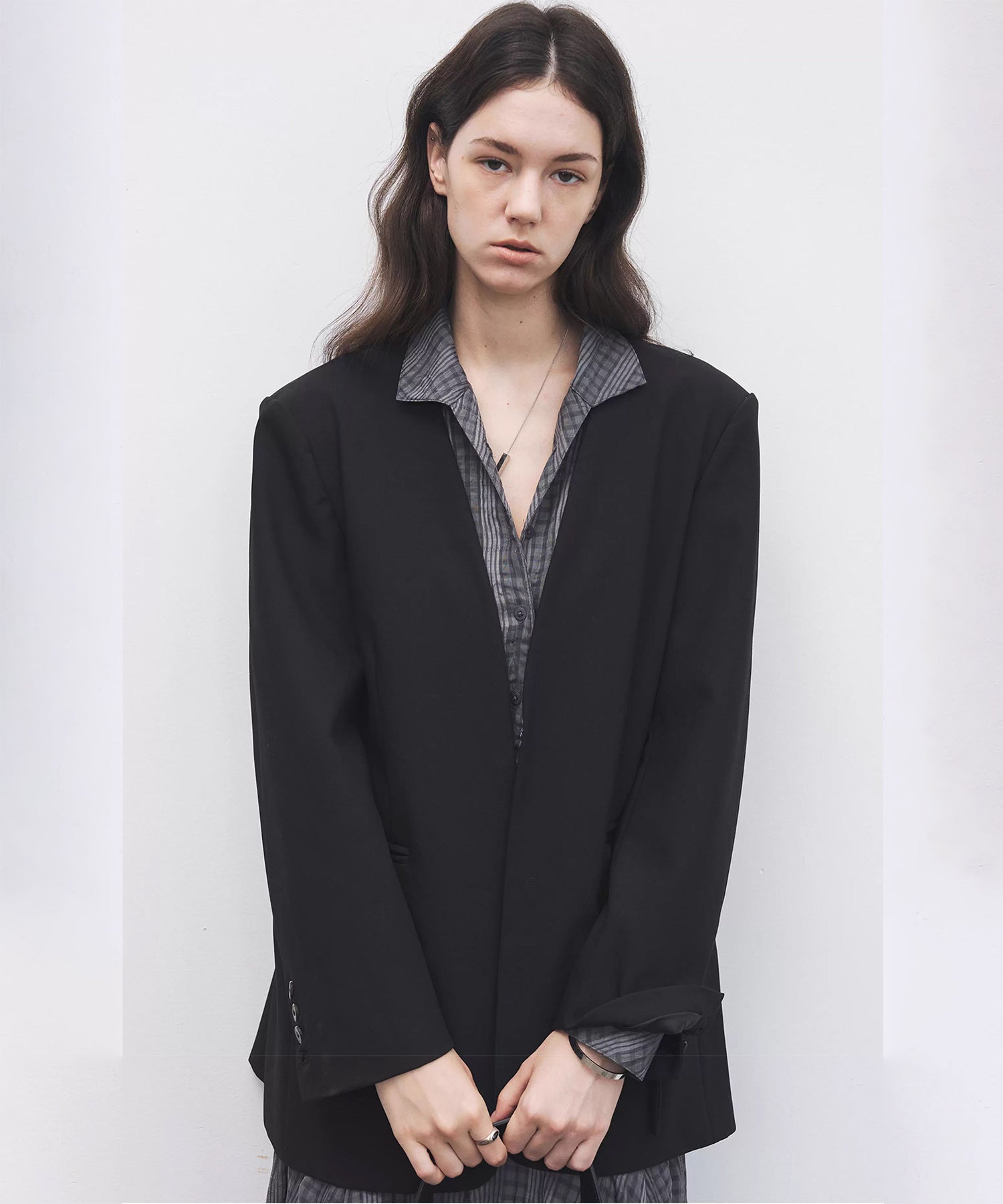 Essential Collarless Jacket