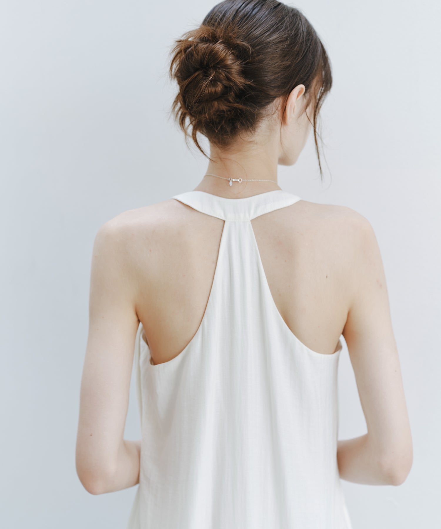 「7月上旬～中旬出荷」Halter Neck Tiered Maxi Dress