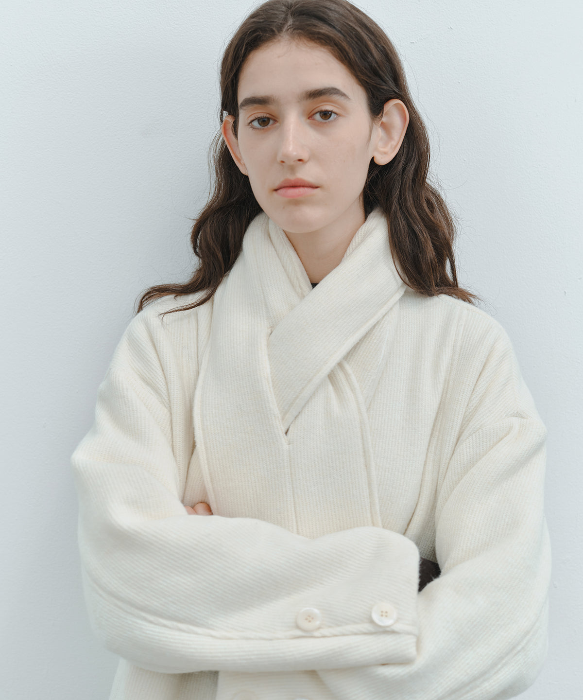 「10月下旬出荷予定」Oversized Cape Short Coat