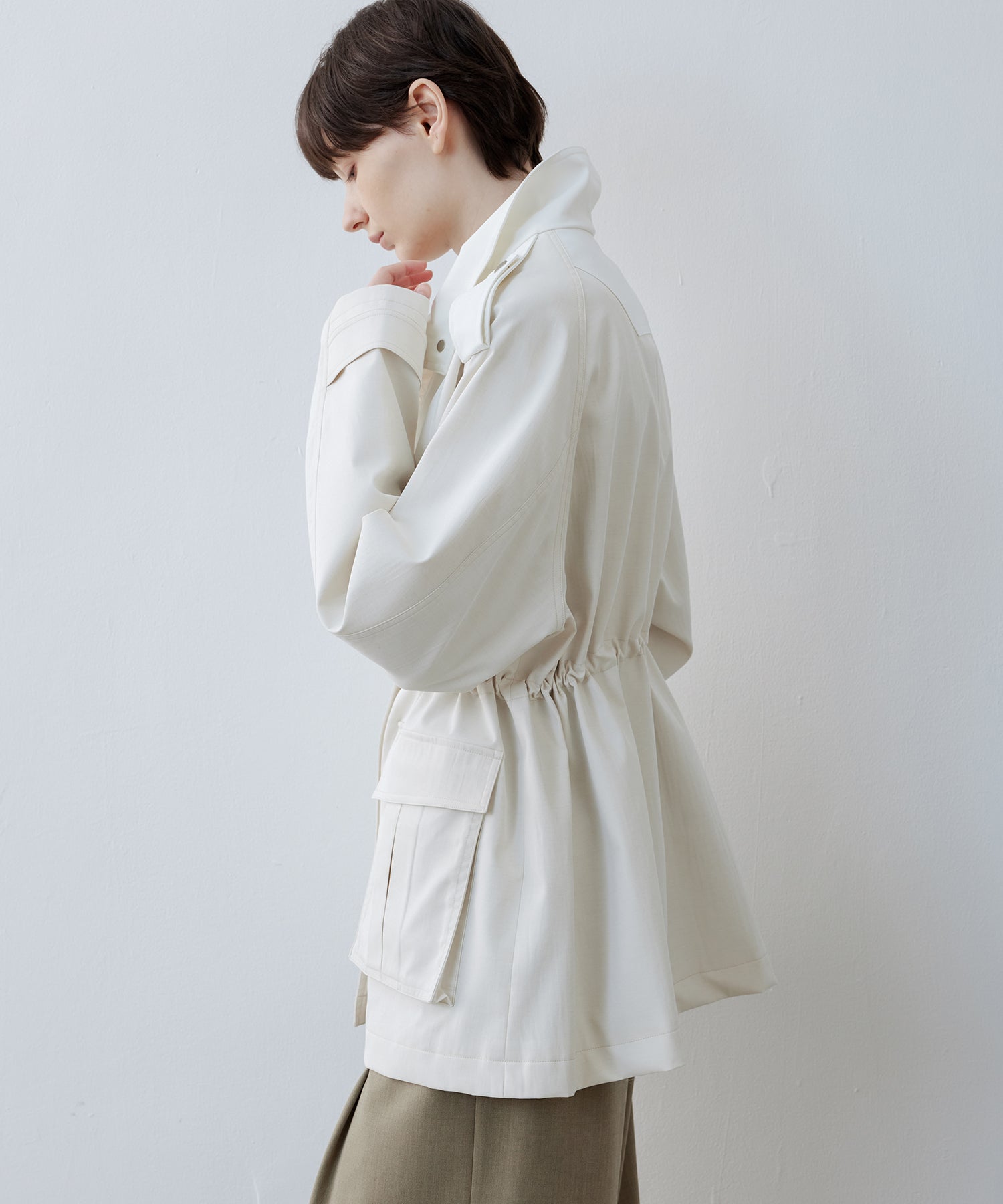 Stand Collar Utility Jacket