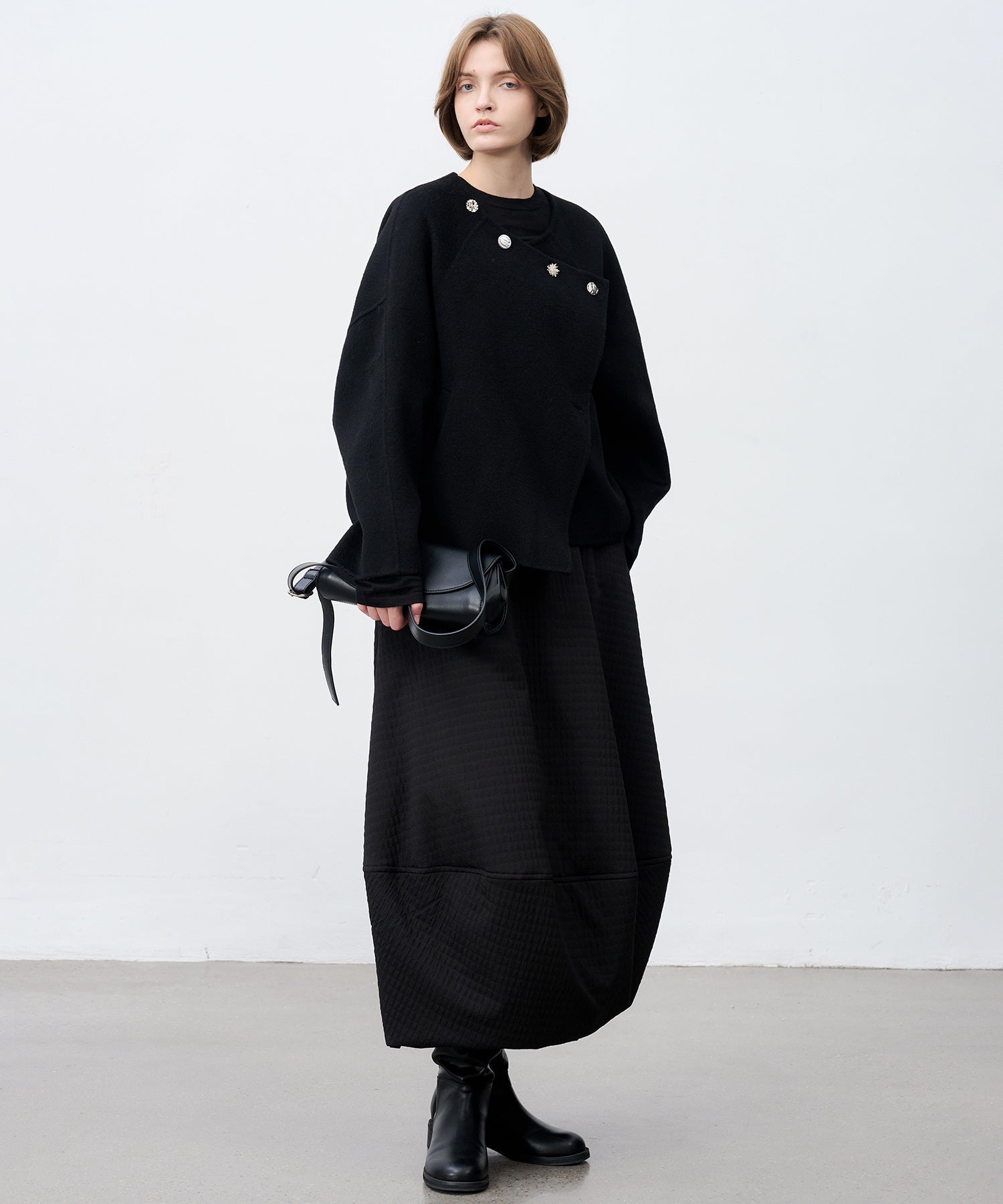 Jacquard Quilted Balloon Skirt(ジャカードキルティングバルーンスカート)