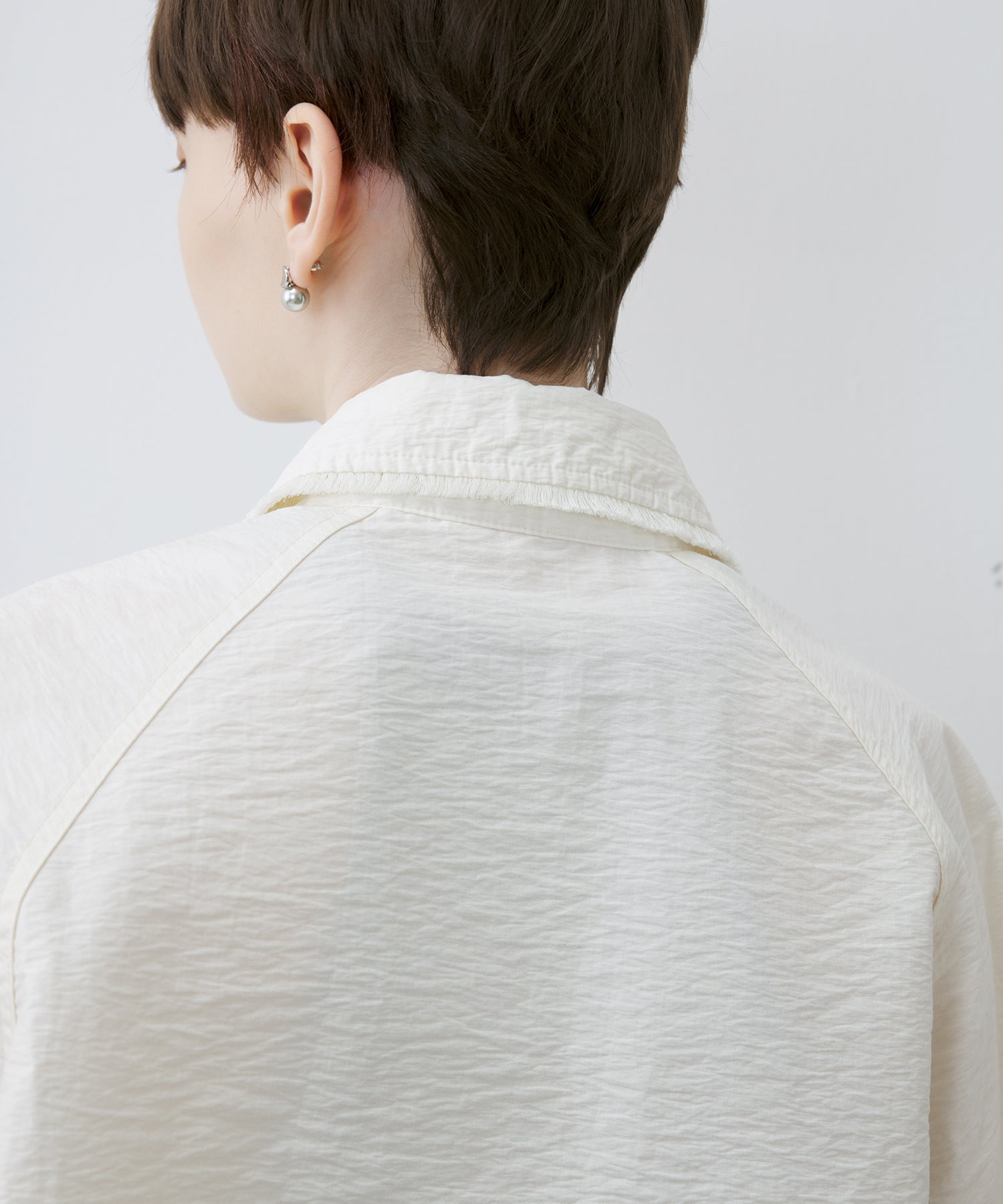 Airy Cropped Shirt