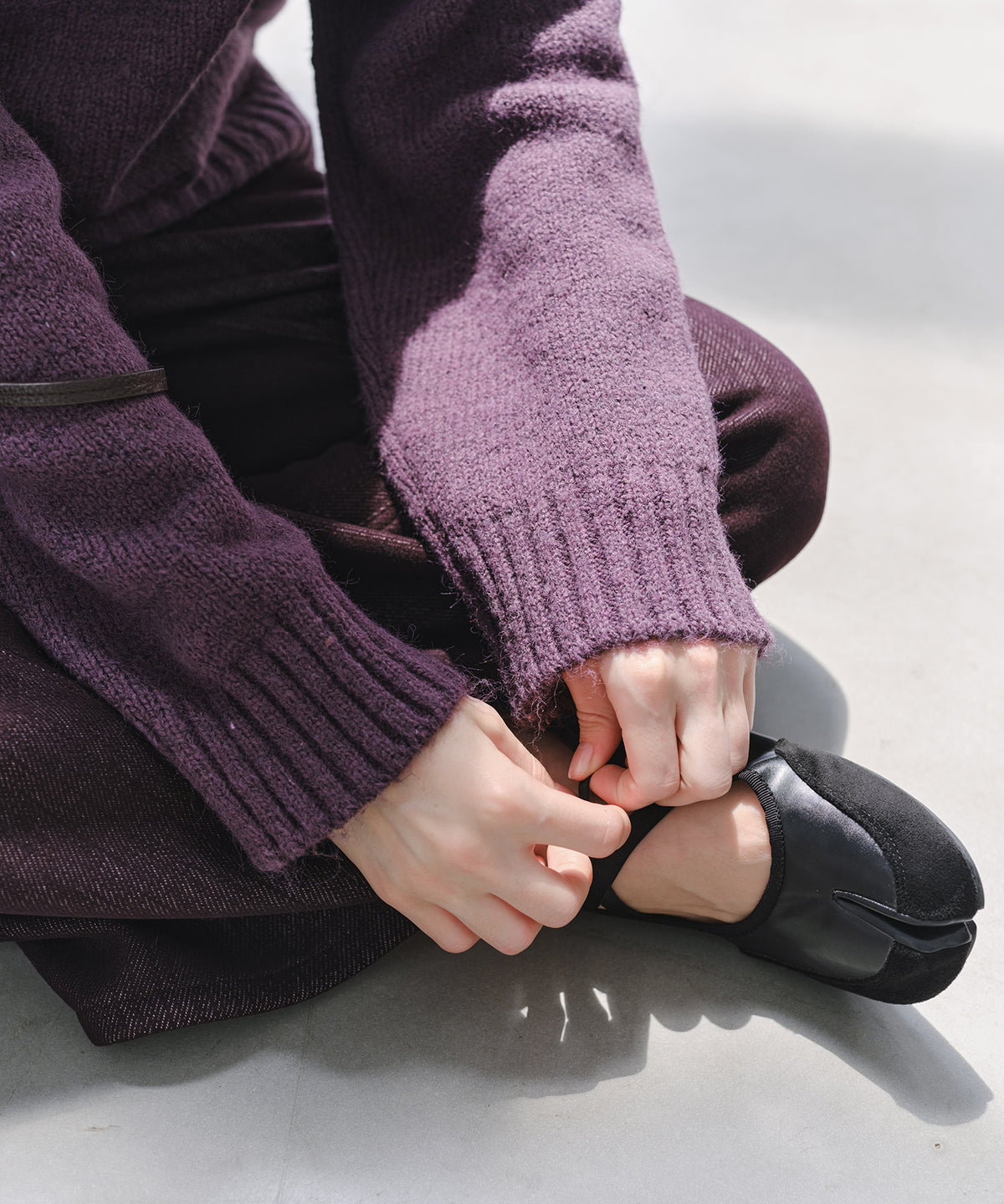 「11月下旬出荷予定」Turtleneck Raglan Knit Sweater