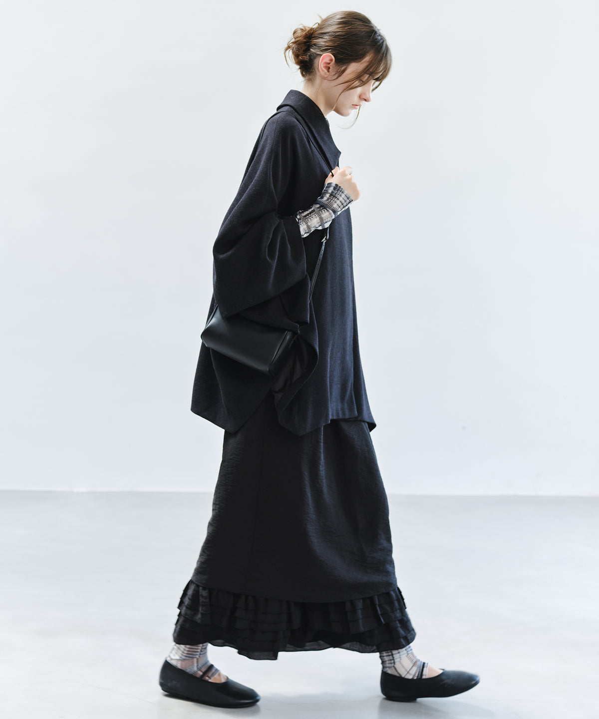 「10月下旬出荷予定」Oversized Cape Short Coat