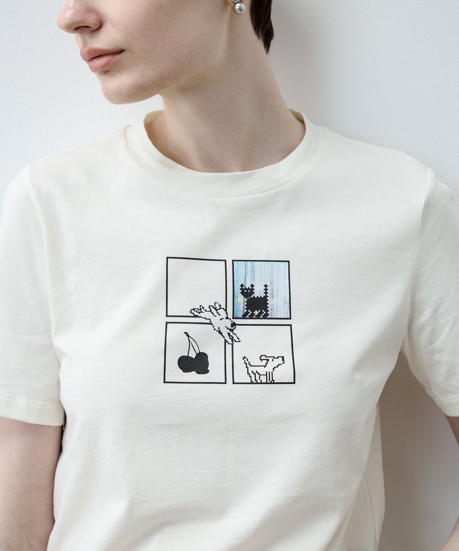 Illustrated Compact T-shirt