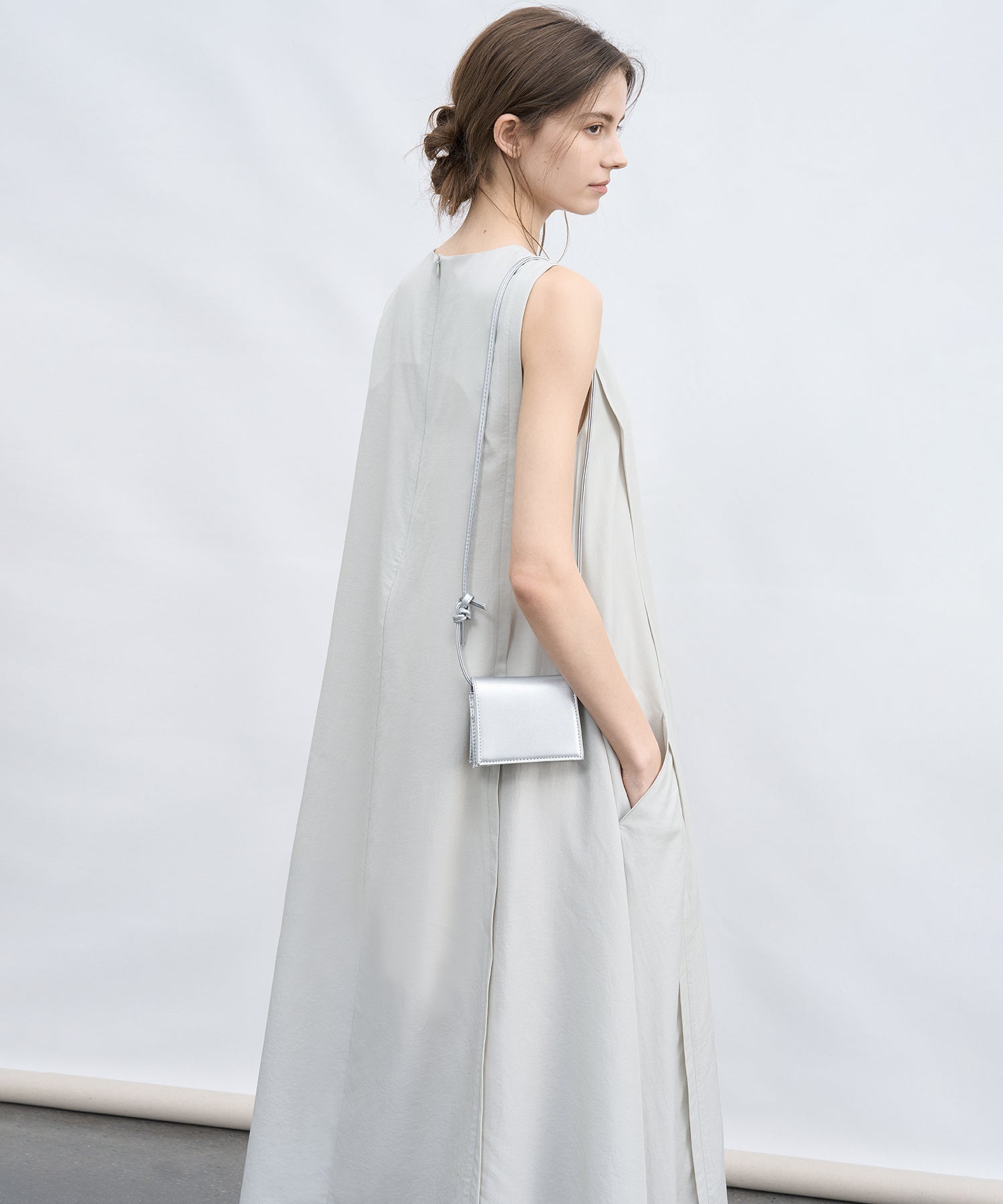 Sleeveless V-Neck A-Line Dress