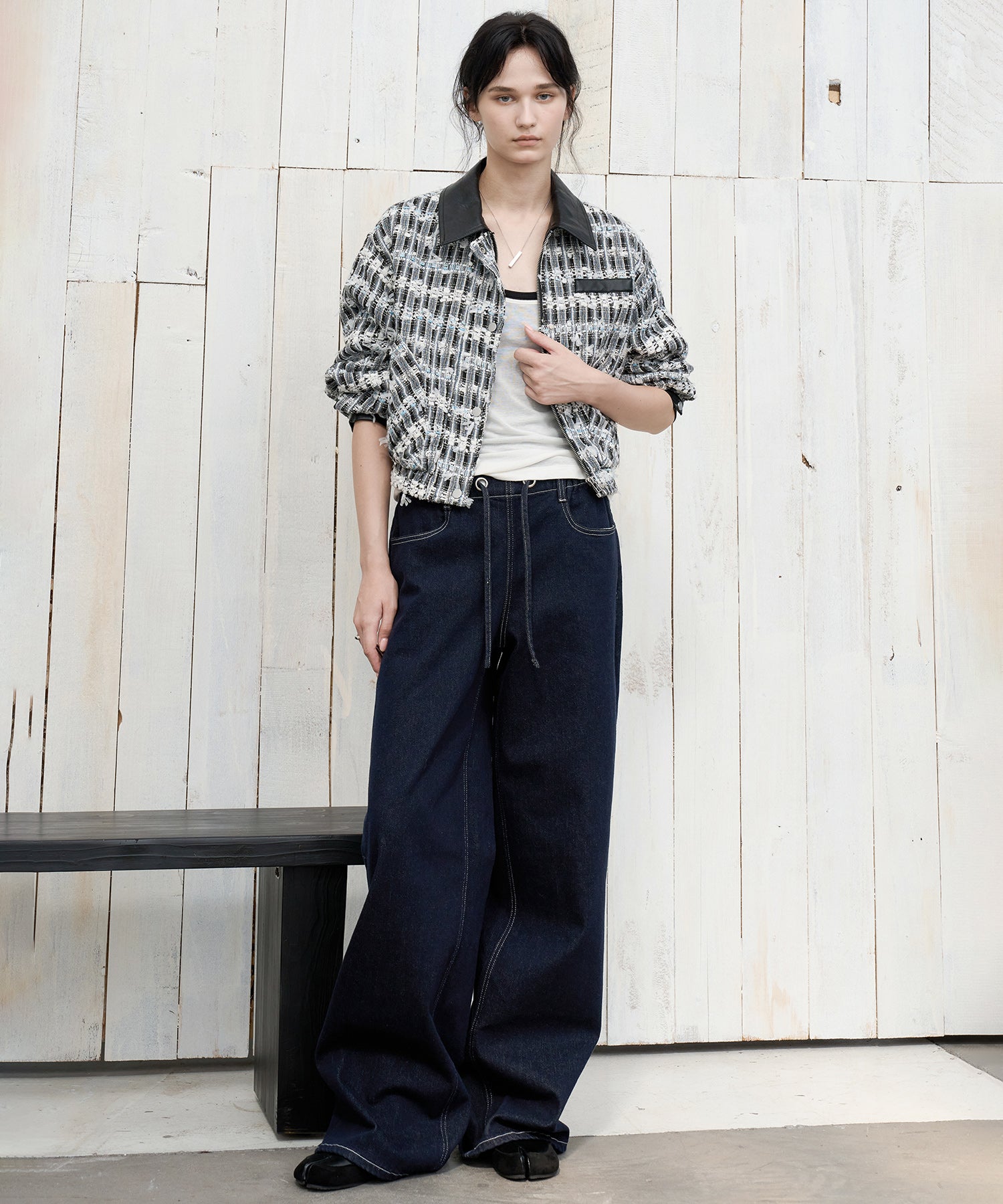 Oversized Tweed Jacket