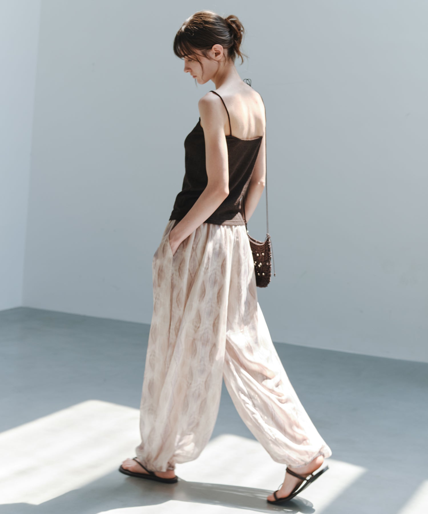 「7月上旬～中旬出荷」Art Print Balloon Pants