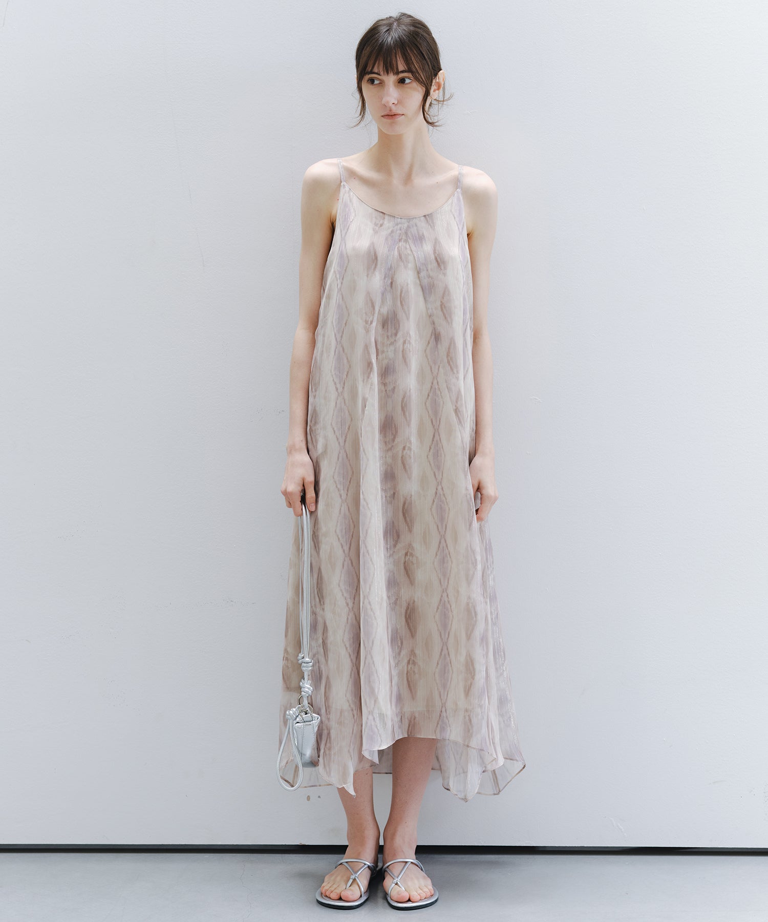 「7月上旬～中旬出荷」Abstract Art Print Cami Dress