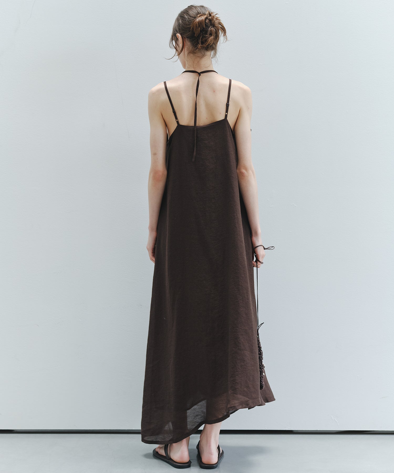 「6月上旬～中旬出荷」Asymmetrical Layered Cami Dress