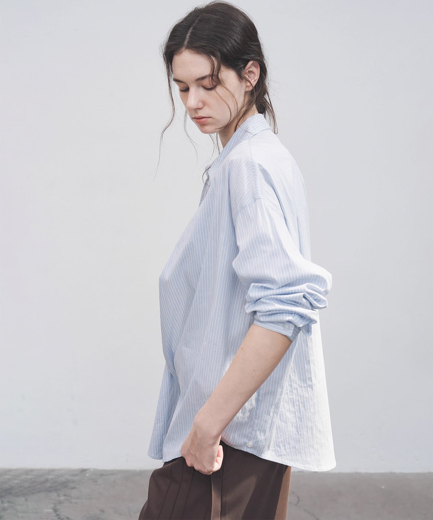 Plaid Asymmetric Shirt
