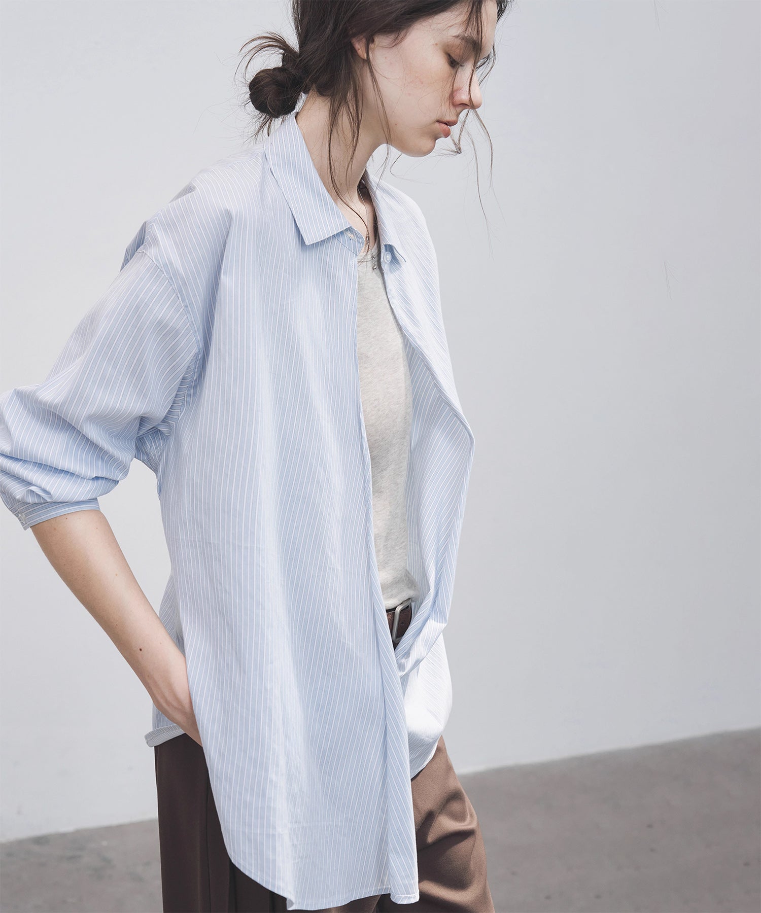 Plaid Asymmetric Shirt