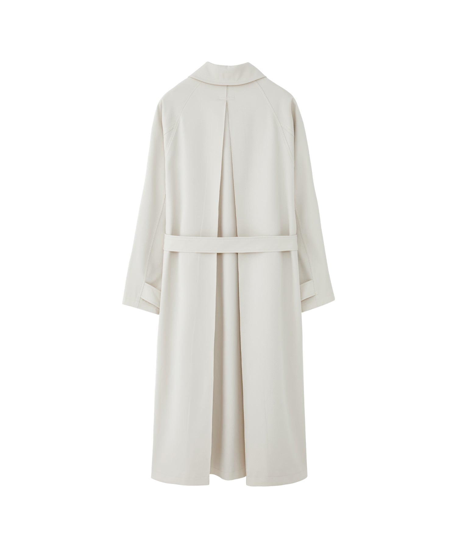 Oversized Raglan Sleeve Long Coat with Belt