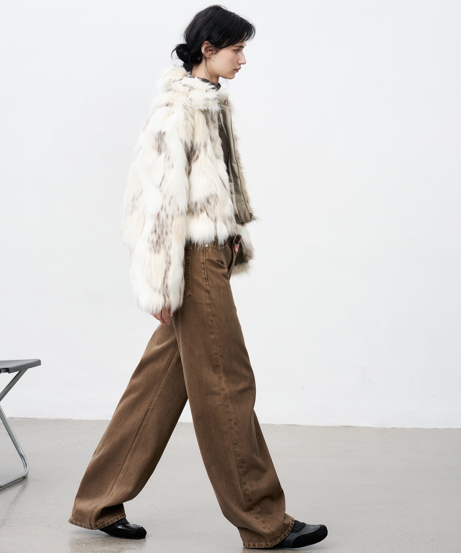 Faux Fur Short Jacket