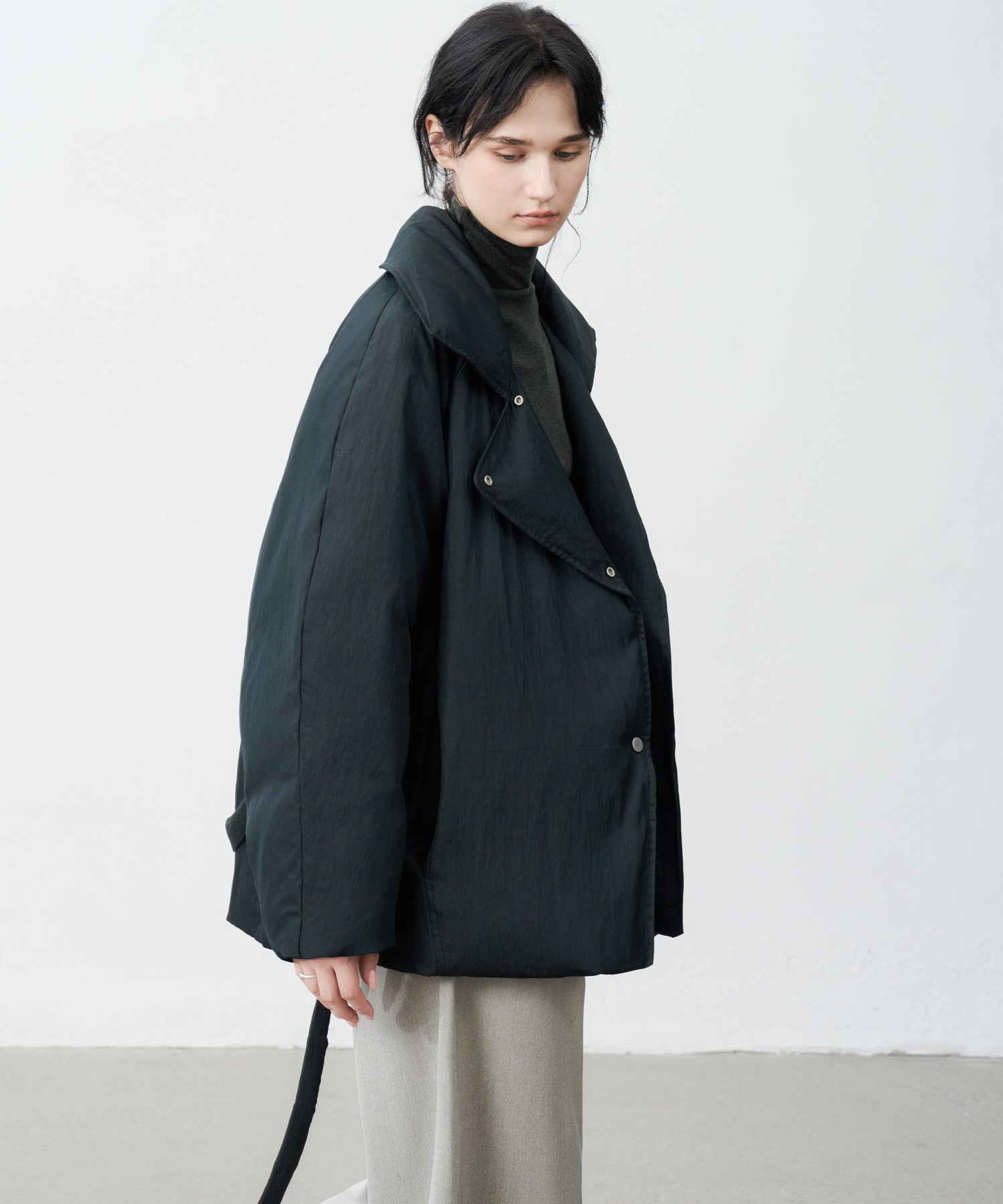 Lapel Short Down Coat