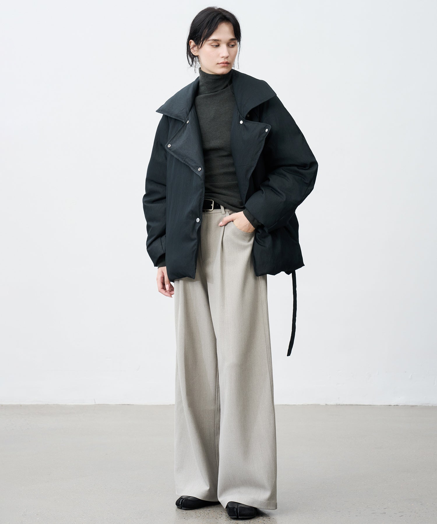 Lapel Short Down Coat