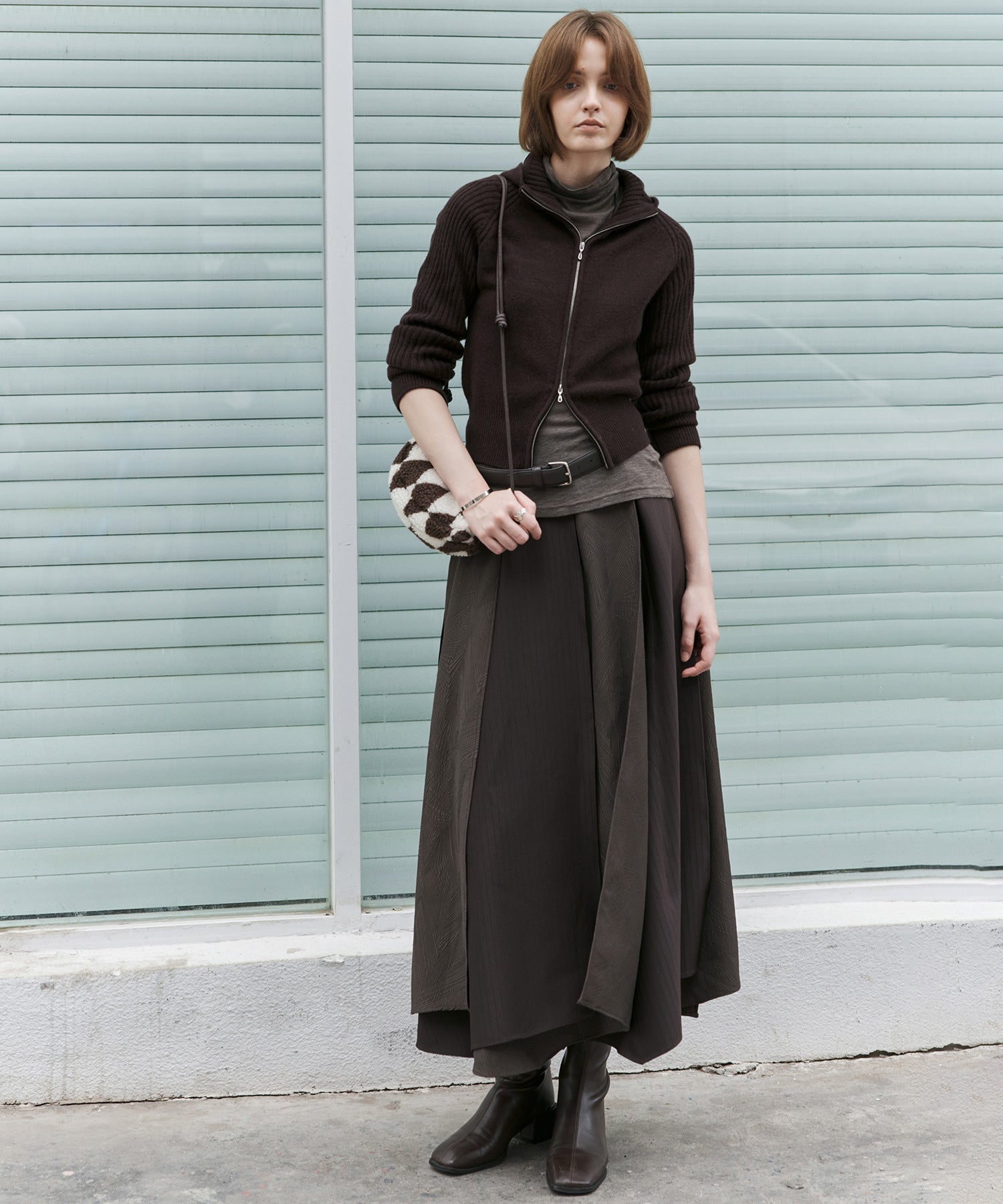 Deconstructed Multi-Panel A-Line Skirt