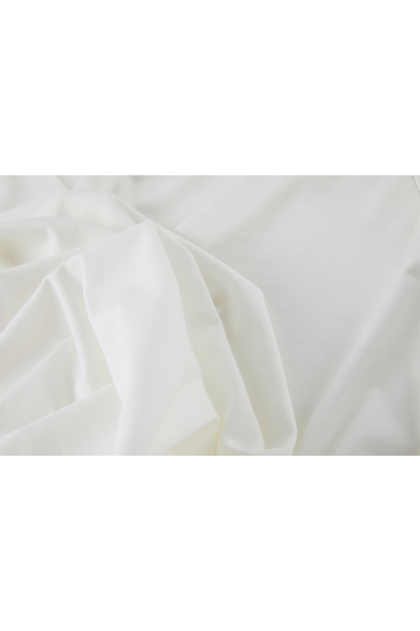 Oversize Contrast Sheer Docking T-Shirt/Tops