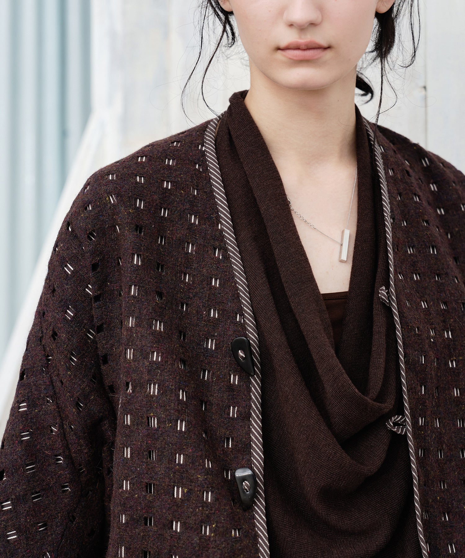 Layered Cut-Out Jacket