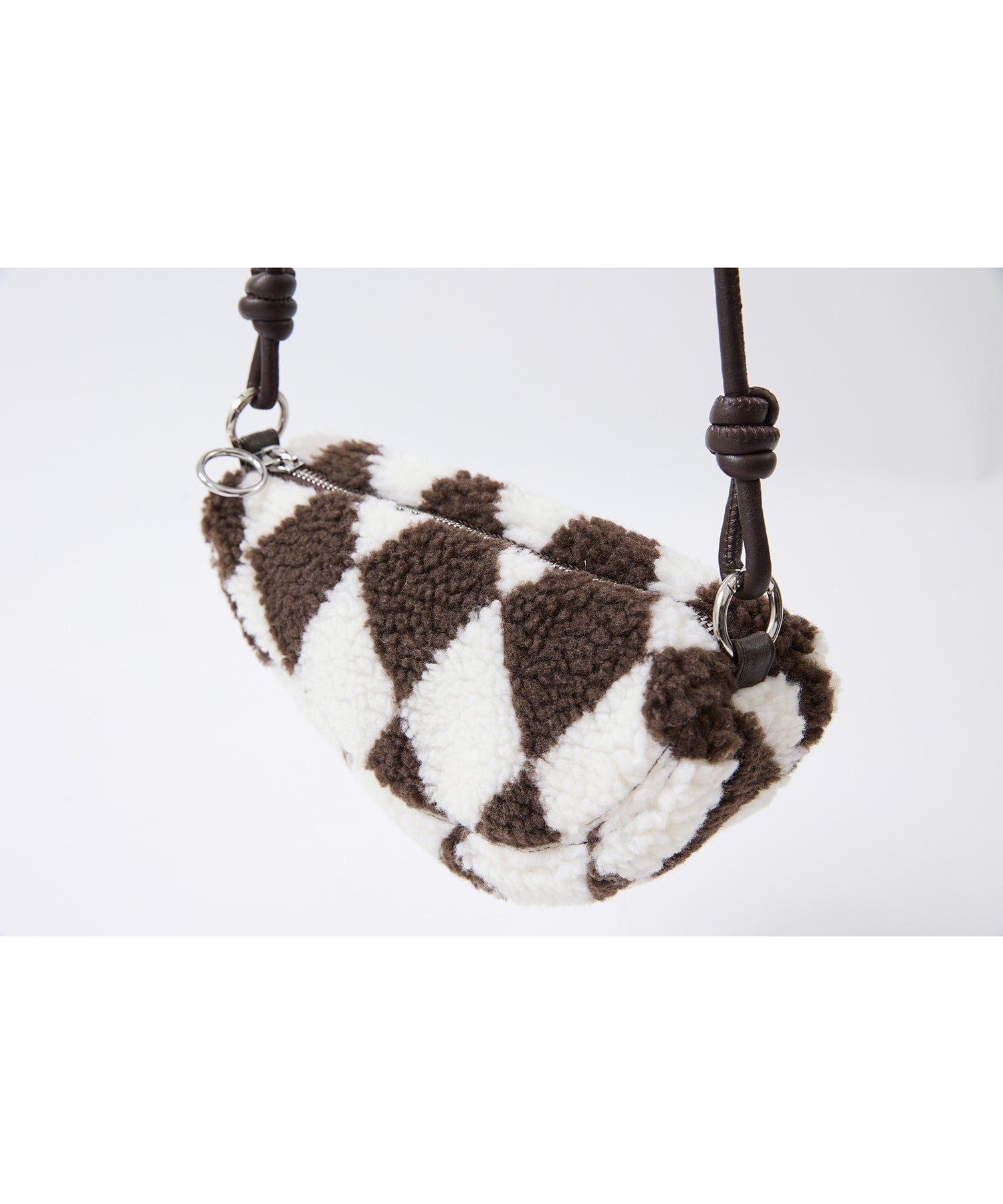 Colorblock Textured Shoulder Bag