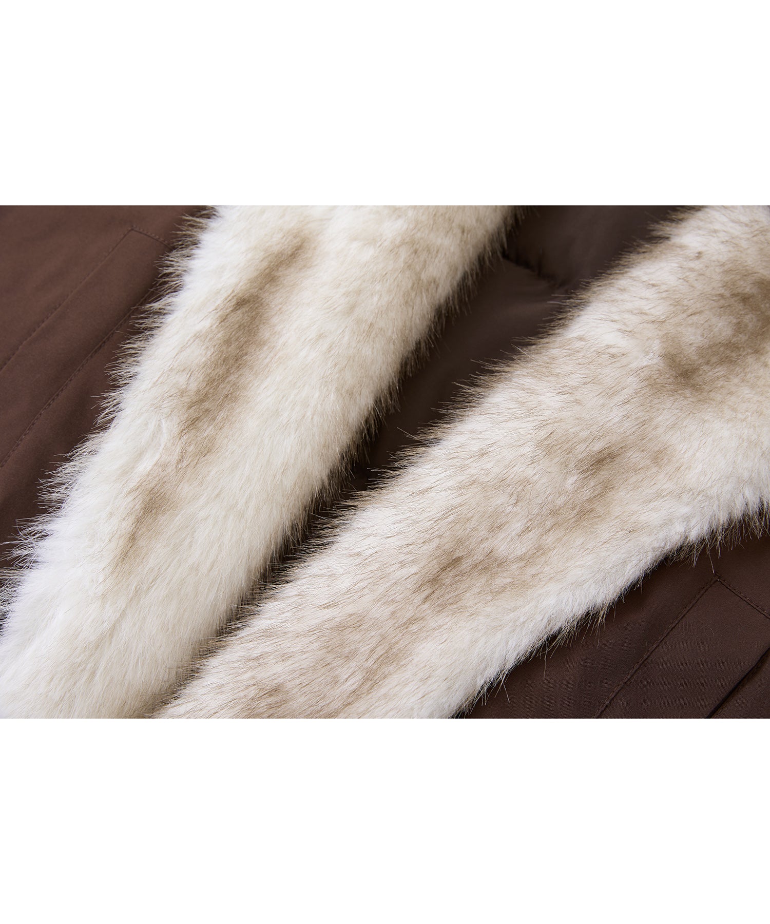 Faux Fur Collar Balloon Down Jacket