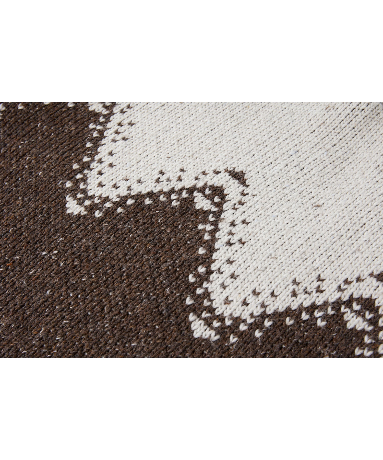 Totem Pattern Heavyweight Jacquard Turtleneck Sweater