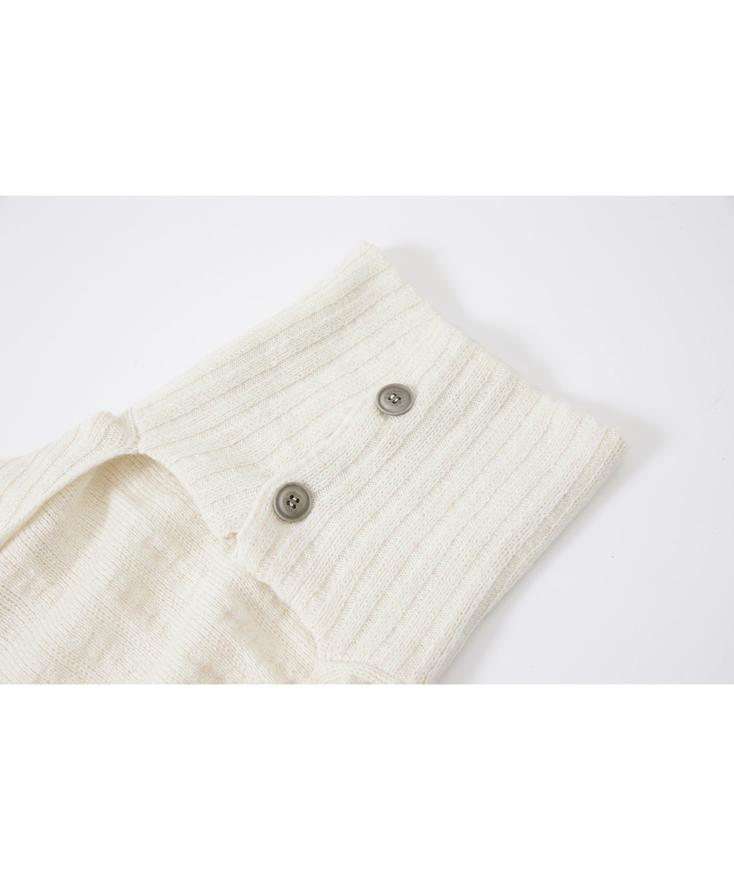 Asymmetric High-Neck Textured Knit Poncho Scarf