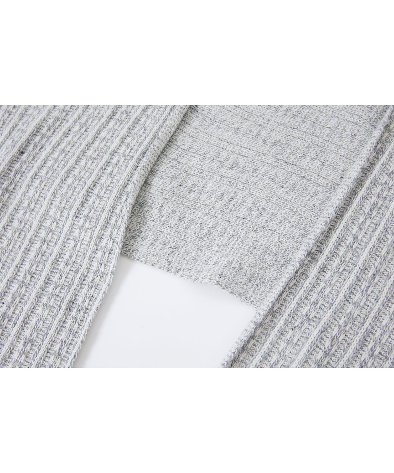 Asymmetric High-Neck Textured Knit Poncho Scarf
