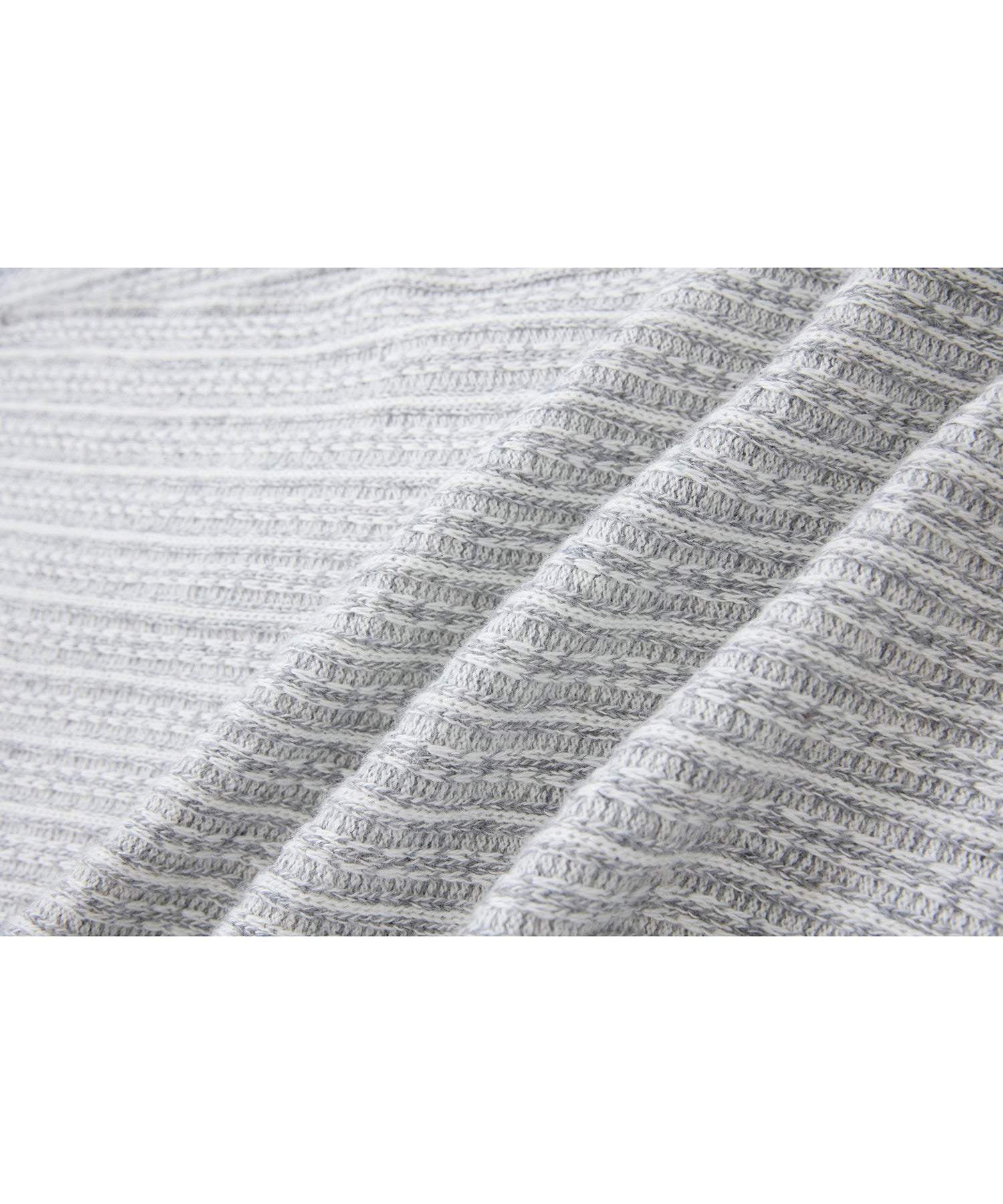 Asymmetric High-Neck Textured Knit Poncho Scarf