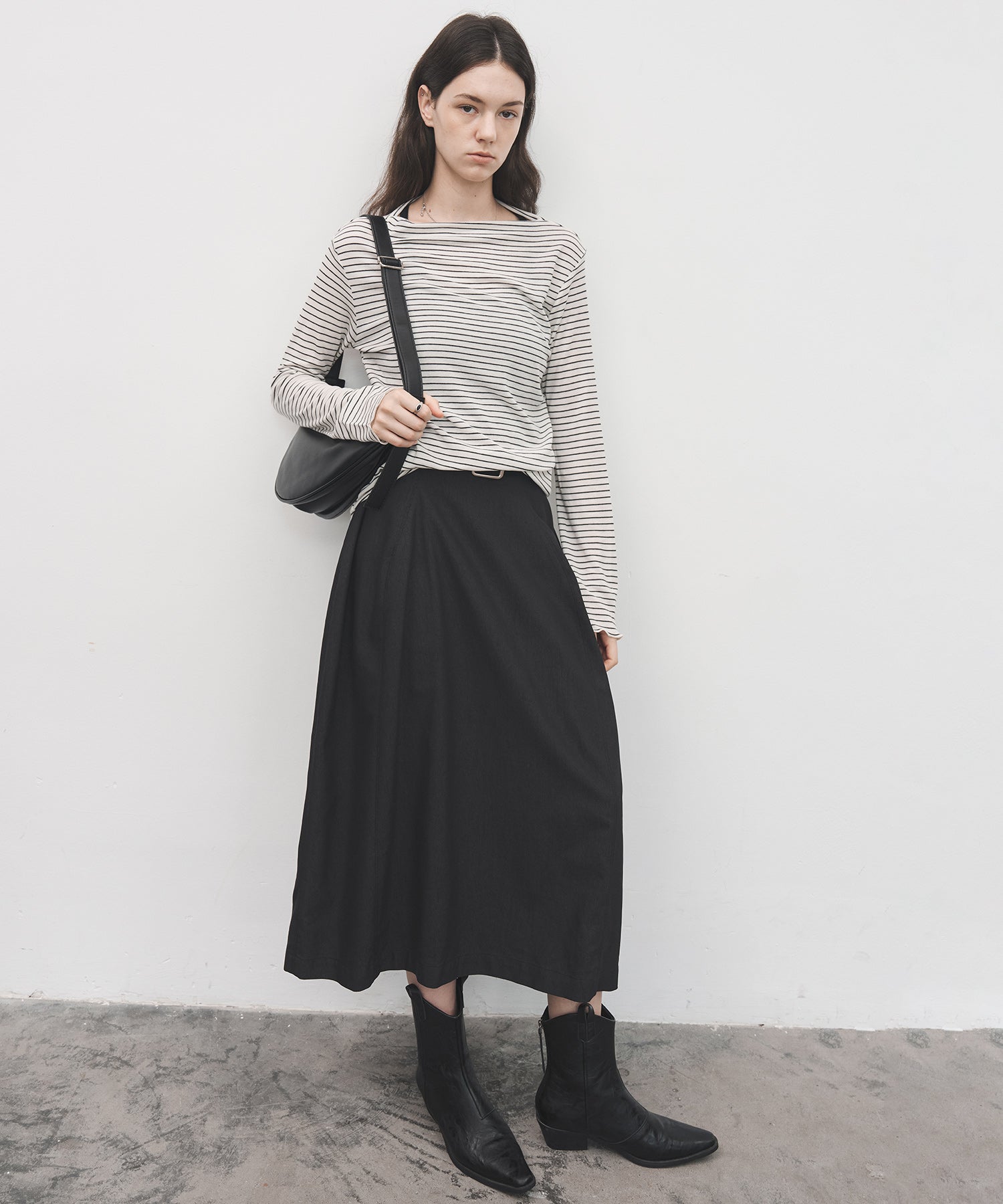 High-Waist Cocoon Balloon Skirt