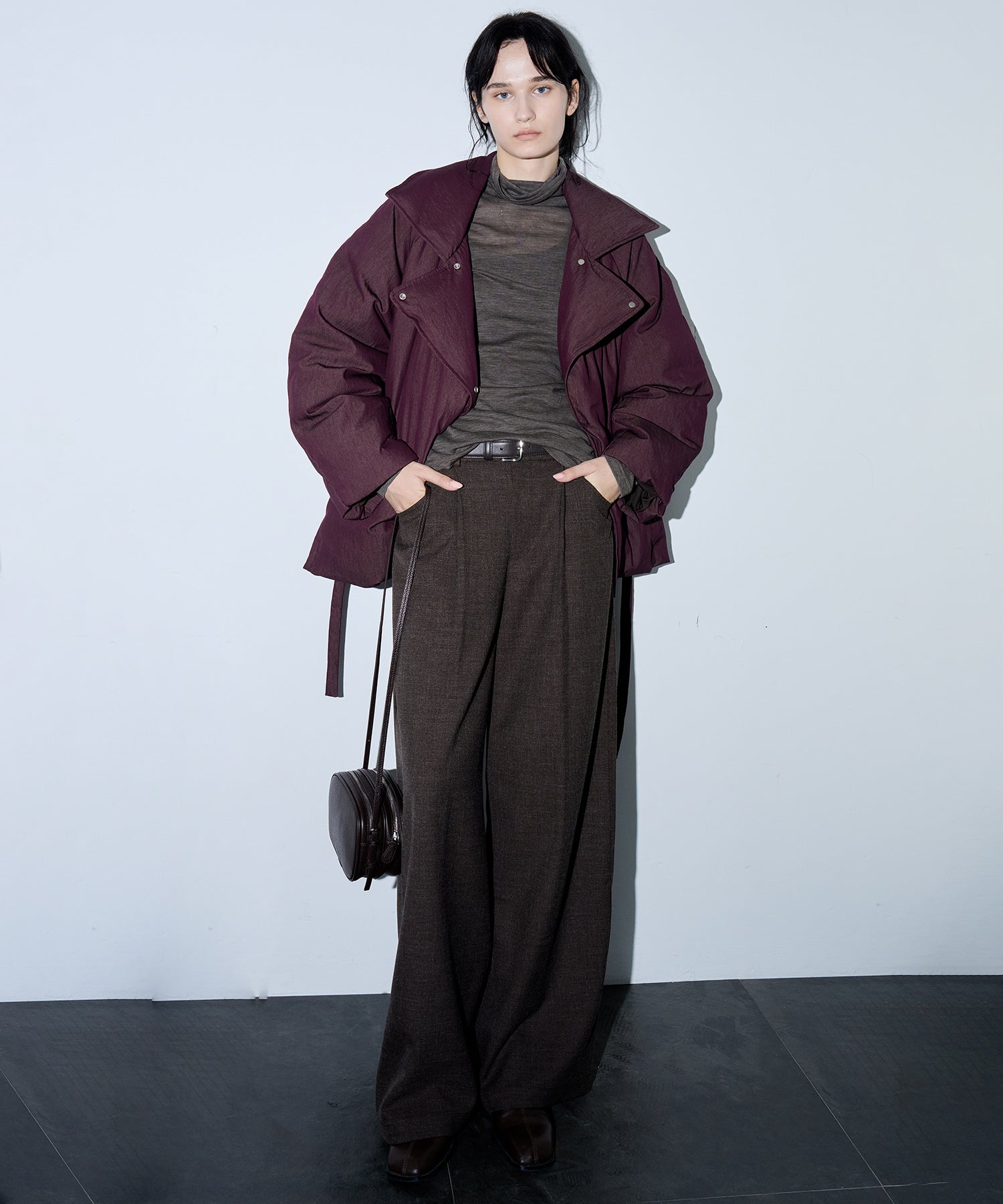 Lapel Short Down Coat