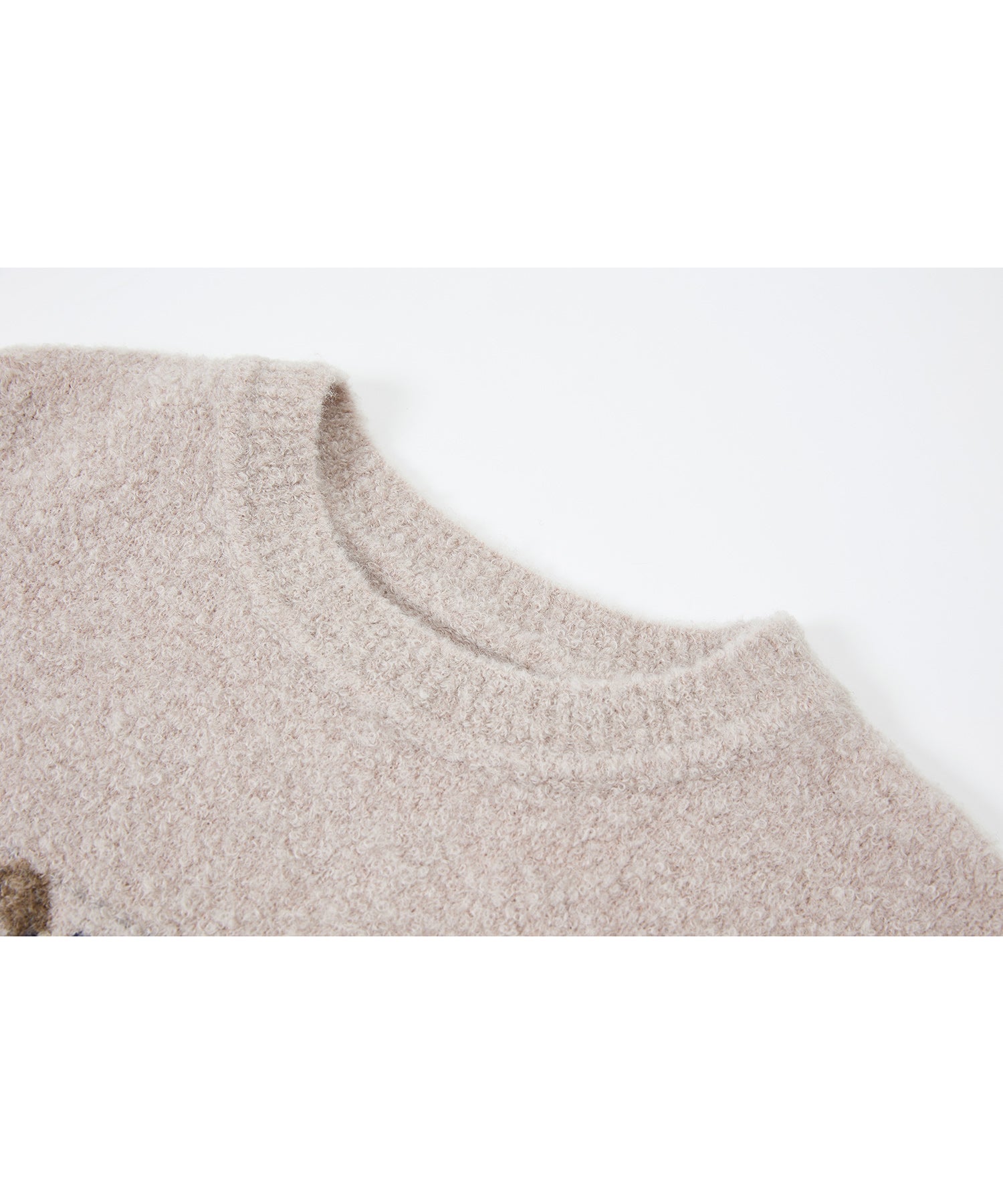 Pony Jacquard Crewneck Knit Sweater