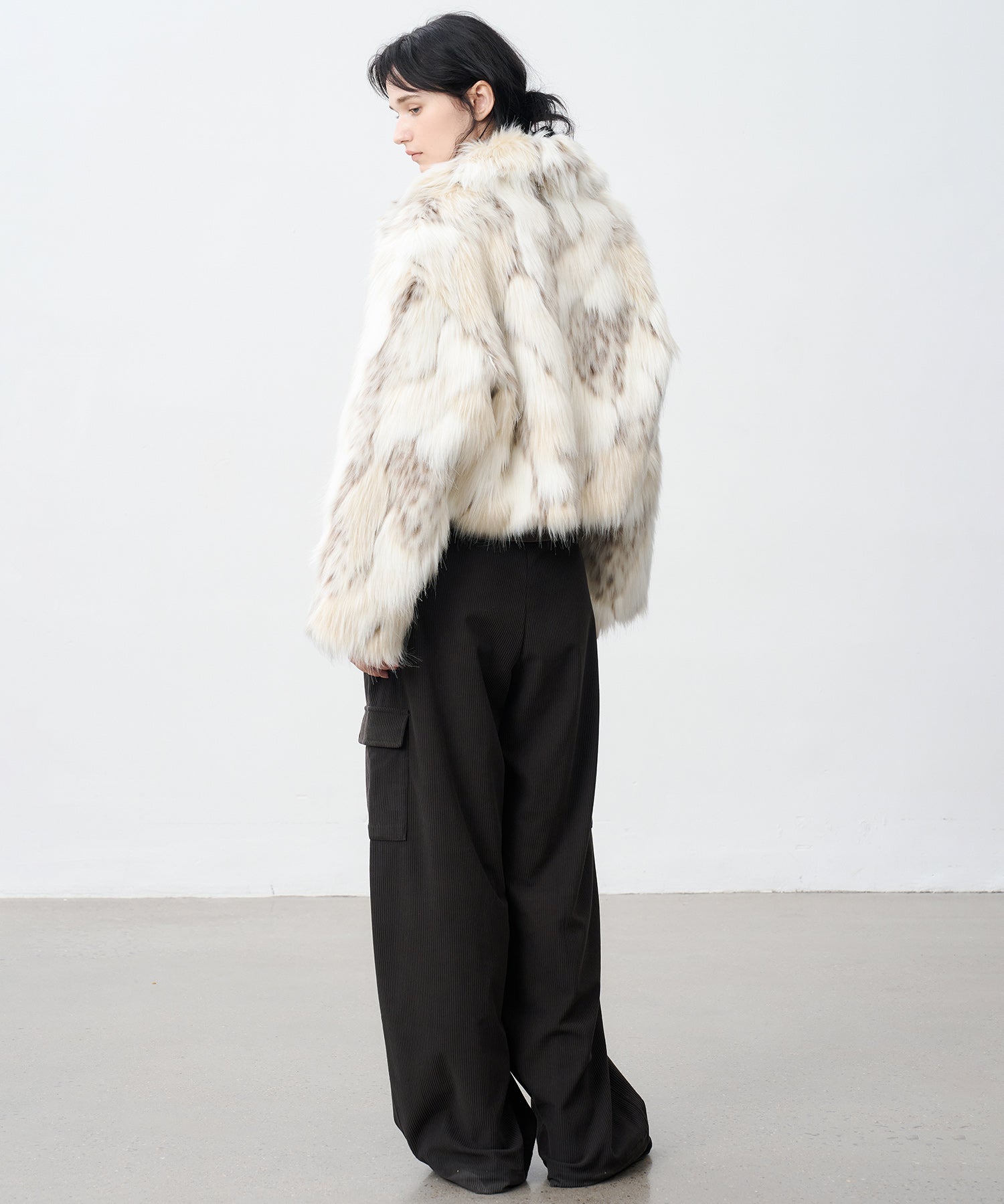 Corduroy Mid-Rise Straight Utility Pants