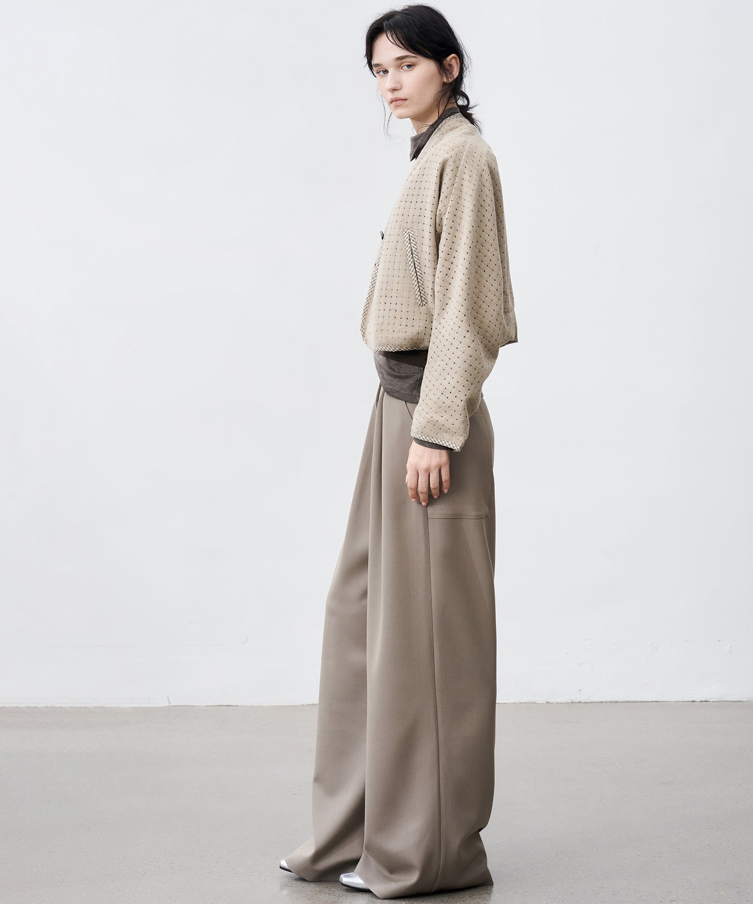 Layered Cut-Out Jacket