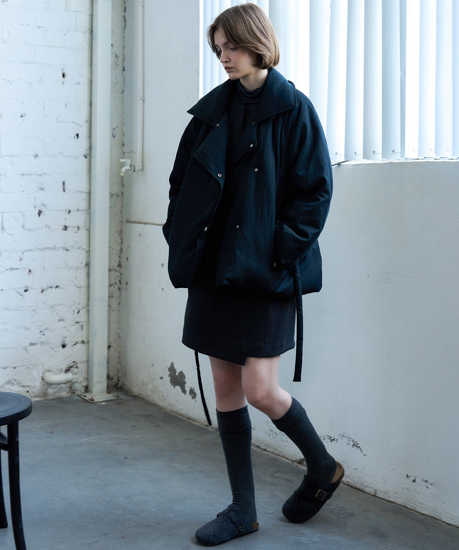 Lapel Short Down Coat