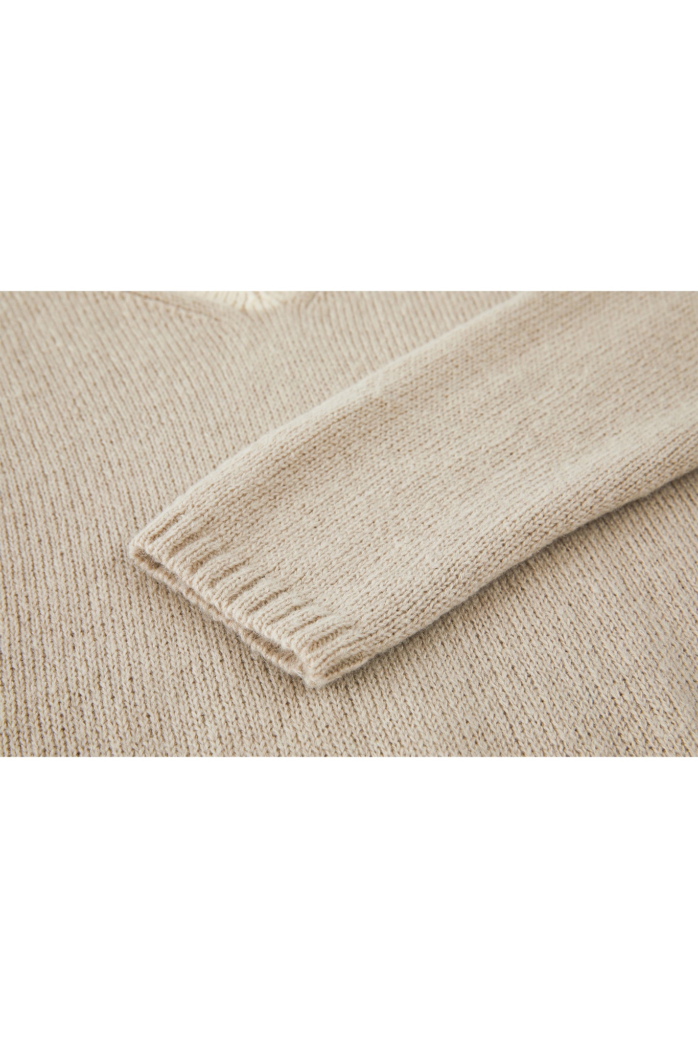 Basic Bi-Color Knit Sweater