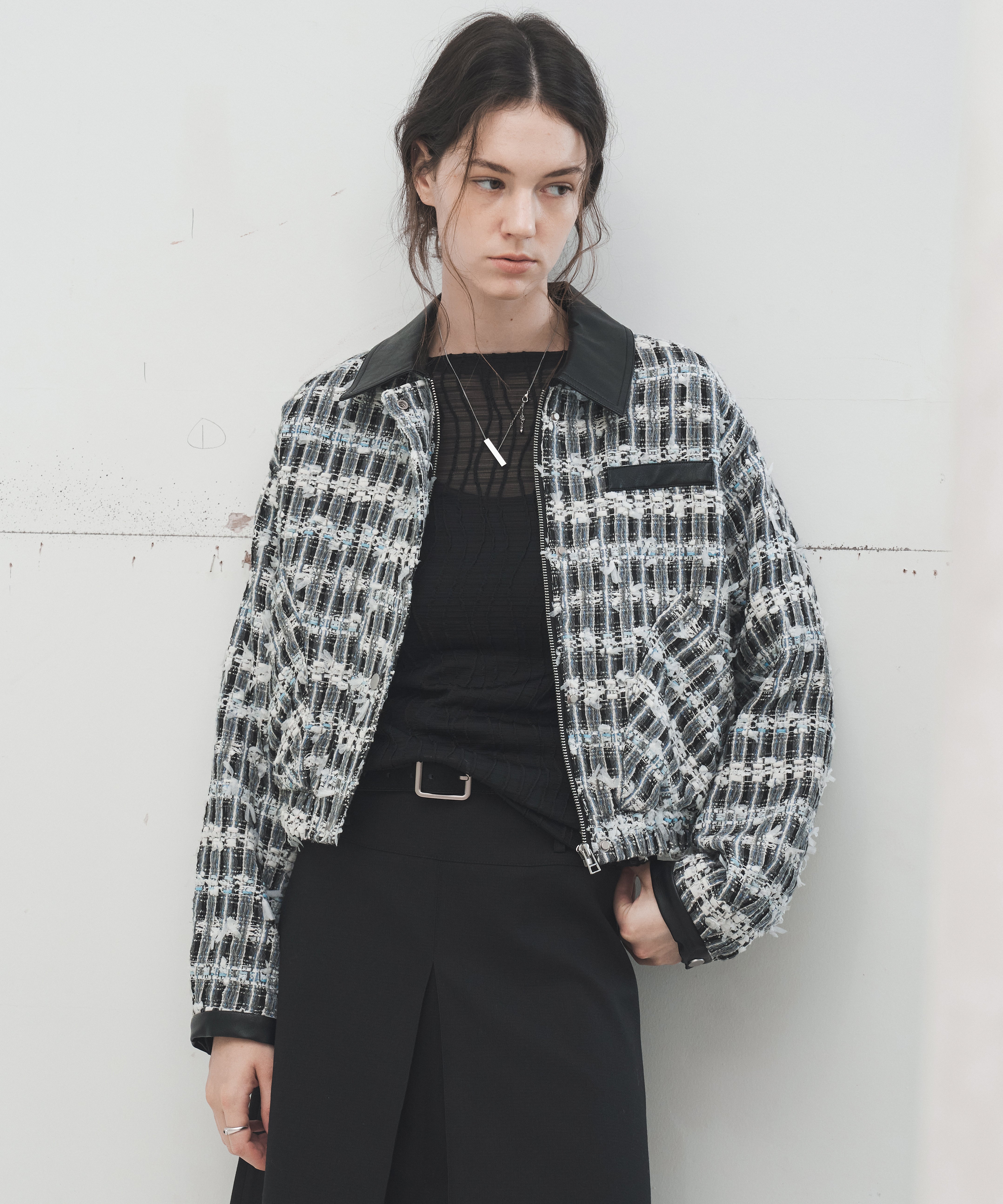 Oversized Tweed Jacket