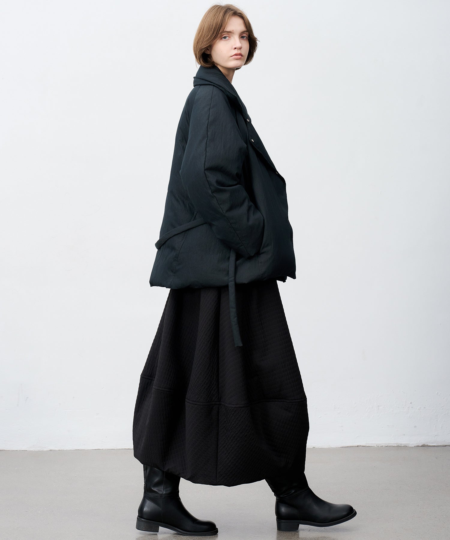 Lapel Short Down Coat