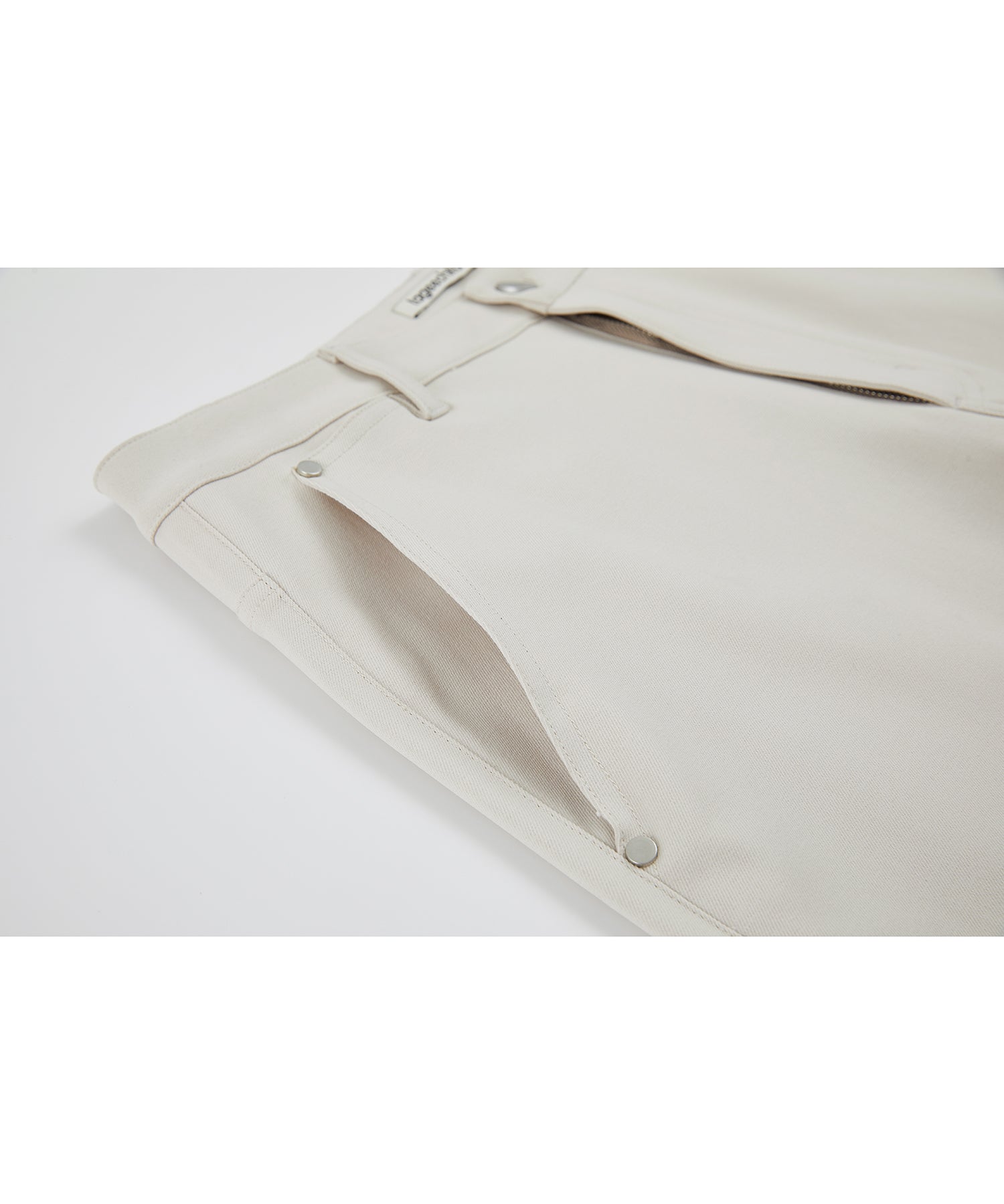 Wide-Leg Straight Trousers