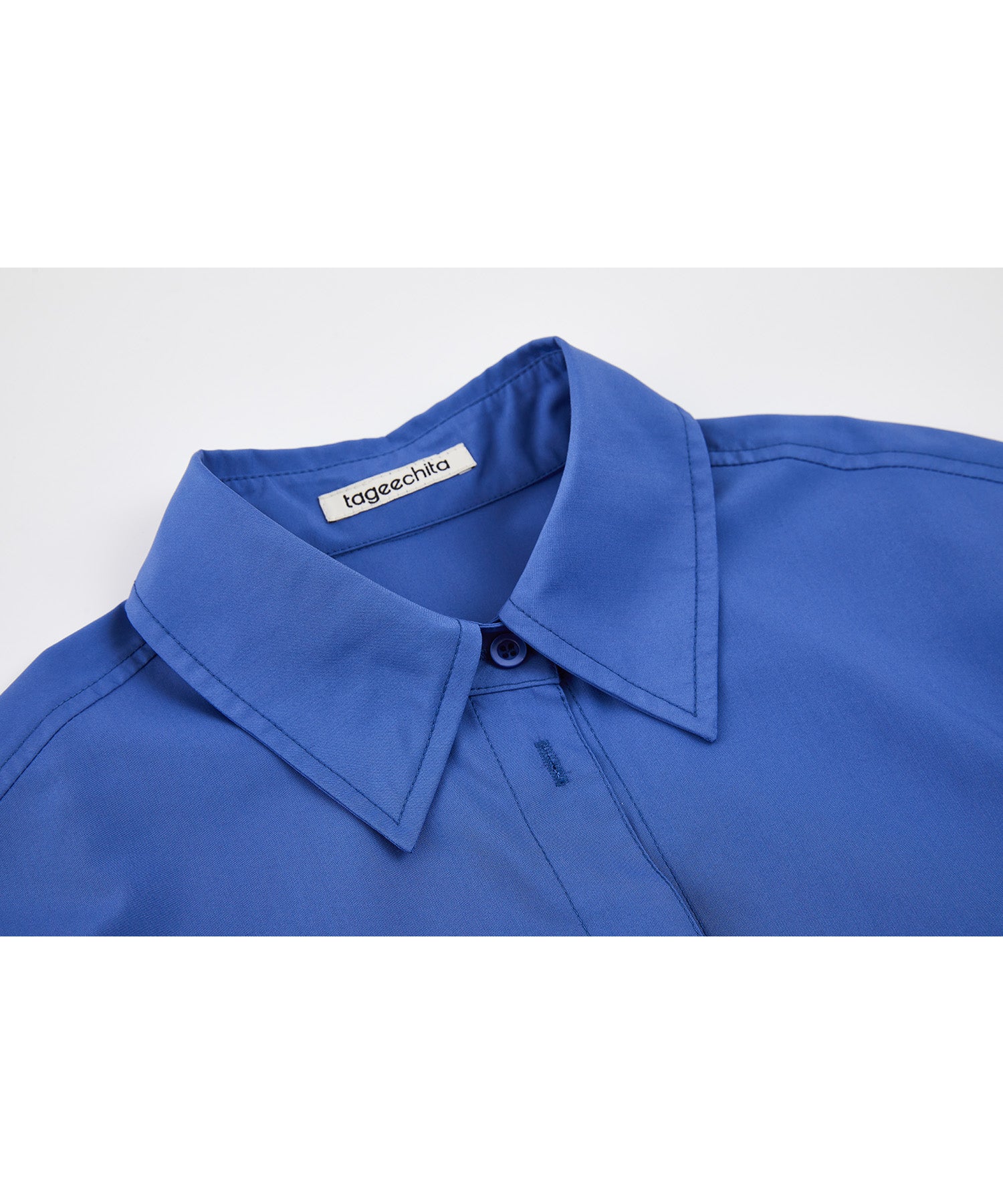 Cross-Front Button 2-Way Shirt