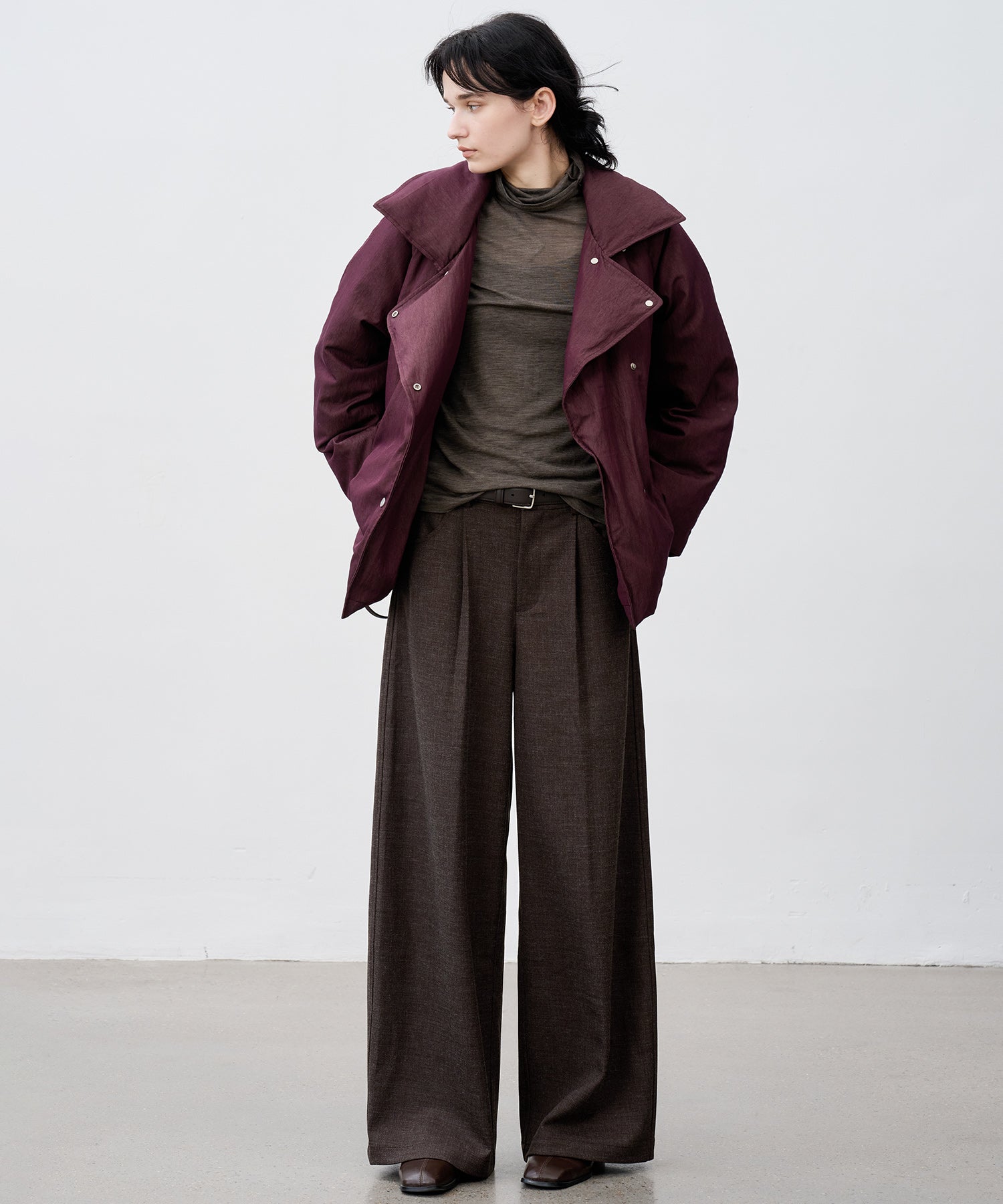 Lapel Short Down Coat