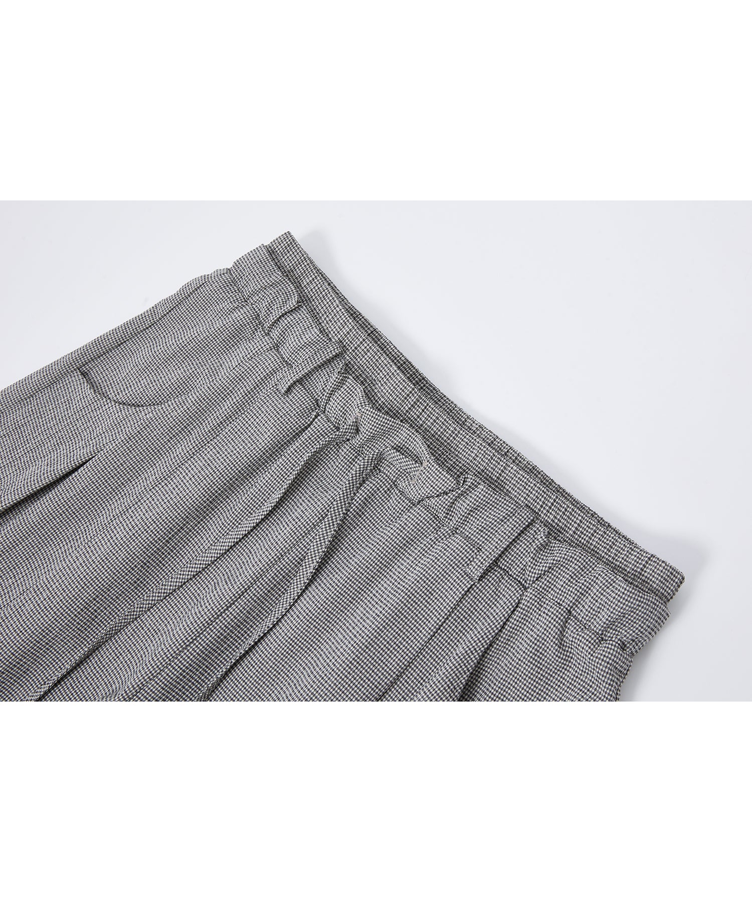 「7月上旬～中旬出荷」Textured Wide Easy Pants