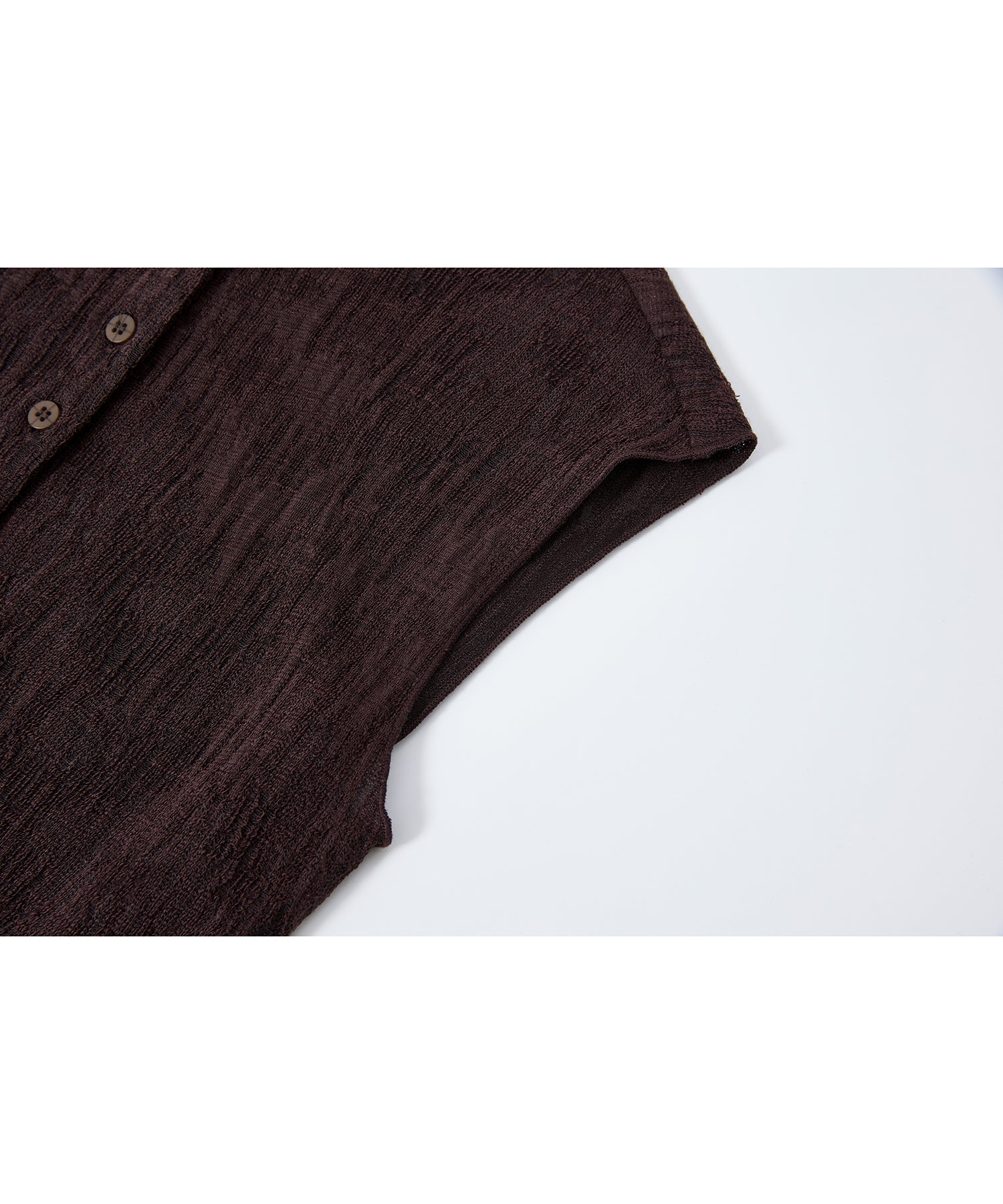 「7月上旬～中旬出荷」Textured Knit Sleeveless Top