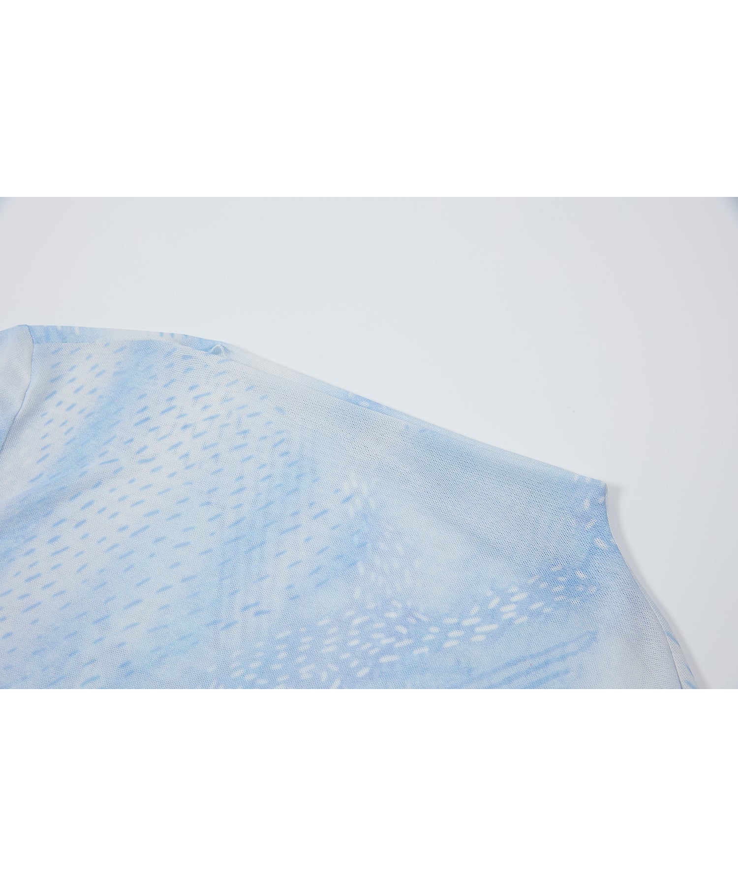 Art Print Sheer Top