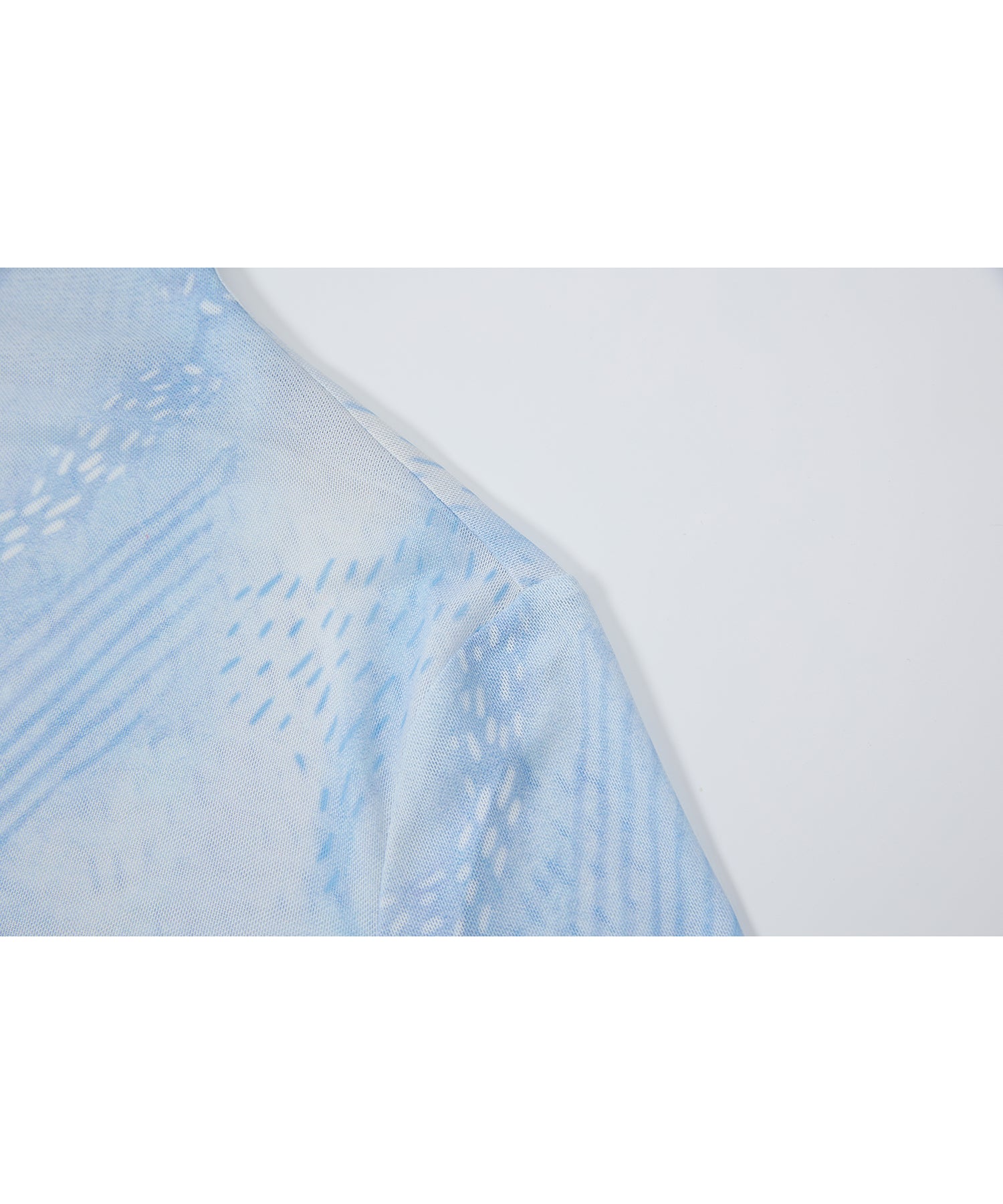 Art Print Sheer Top