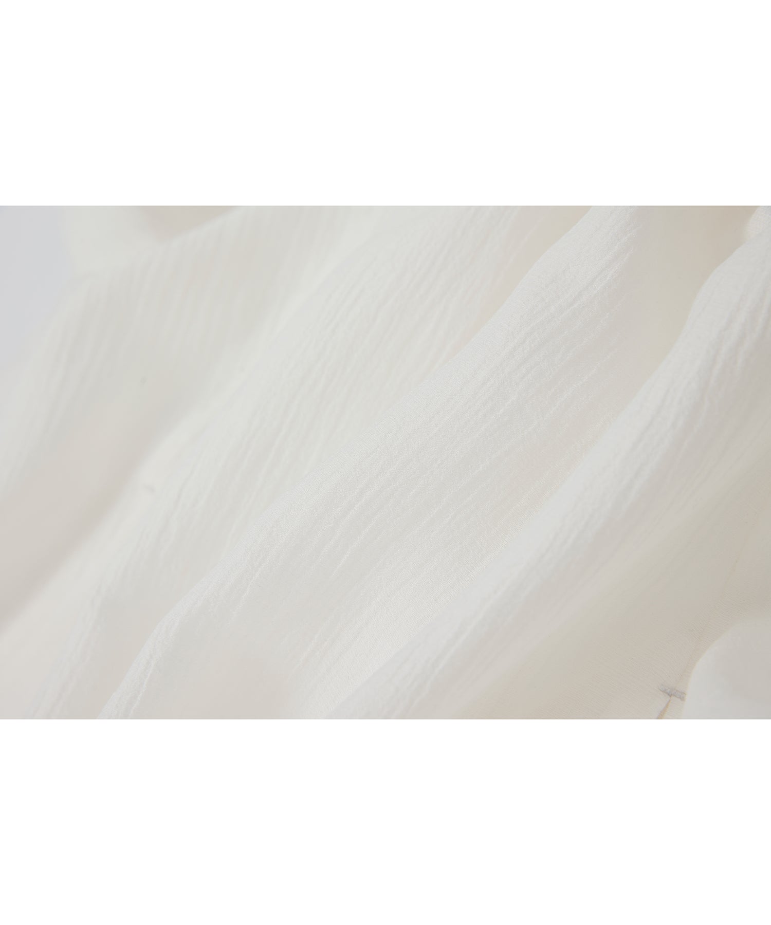 Sheer Gathered Neck Light Jacket