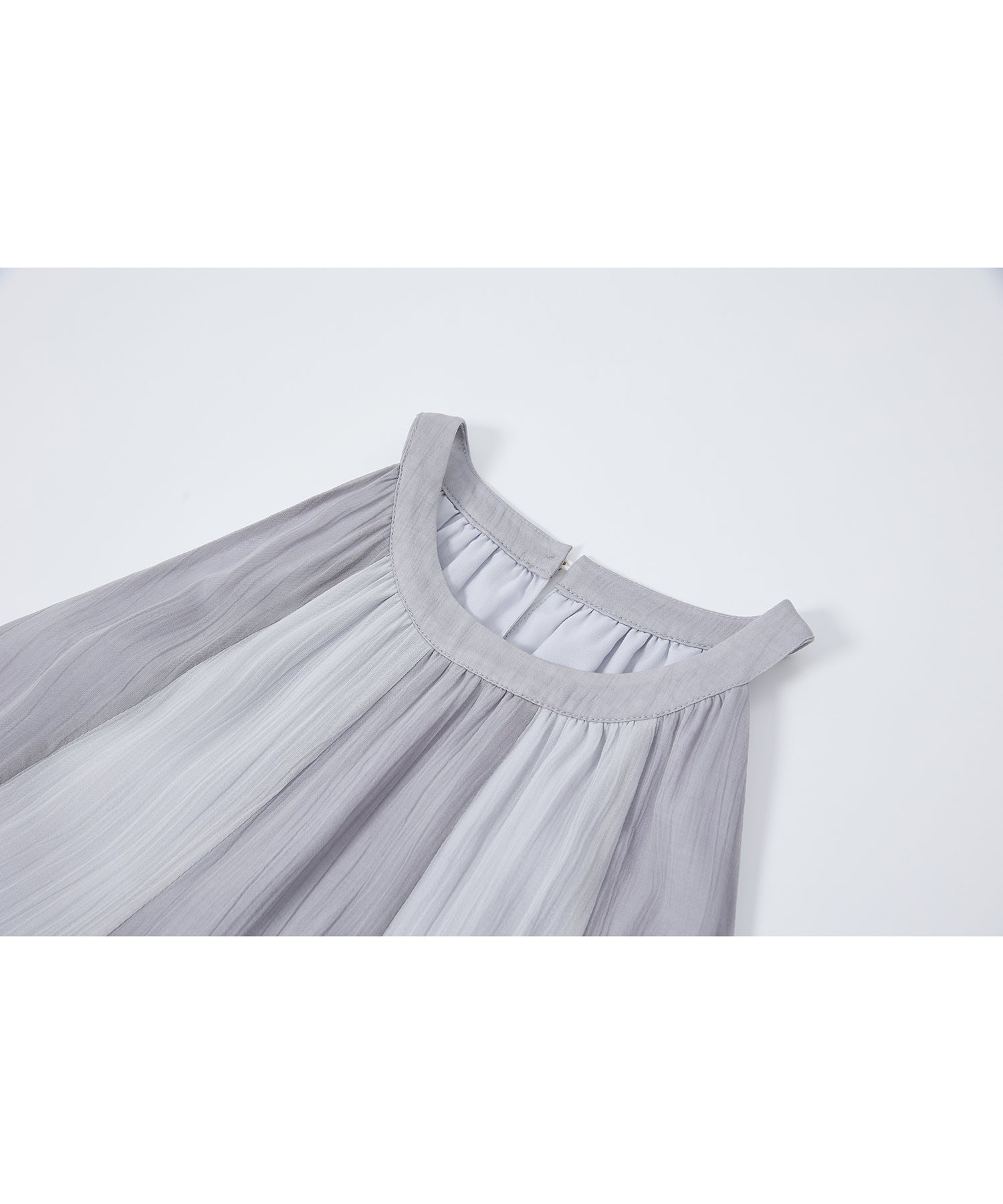 「6月上旬～中旬出荷」Color Block Layered Sleeveless Dress