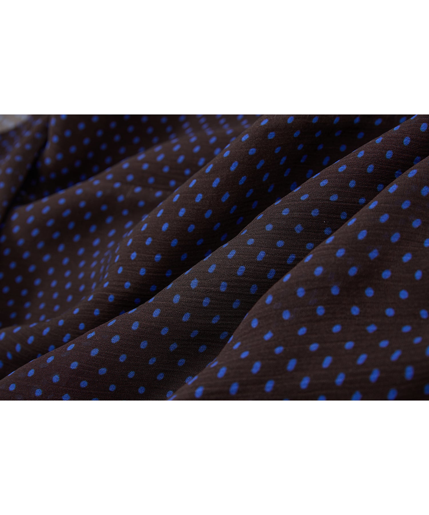 Dot Scarf Detail V-Neck Dress